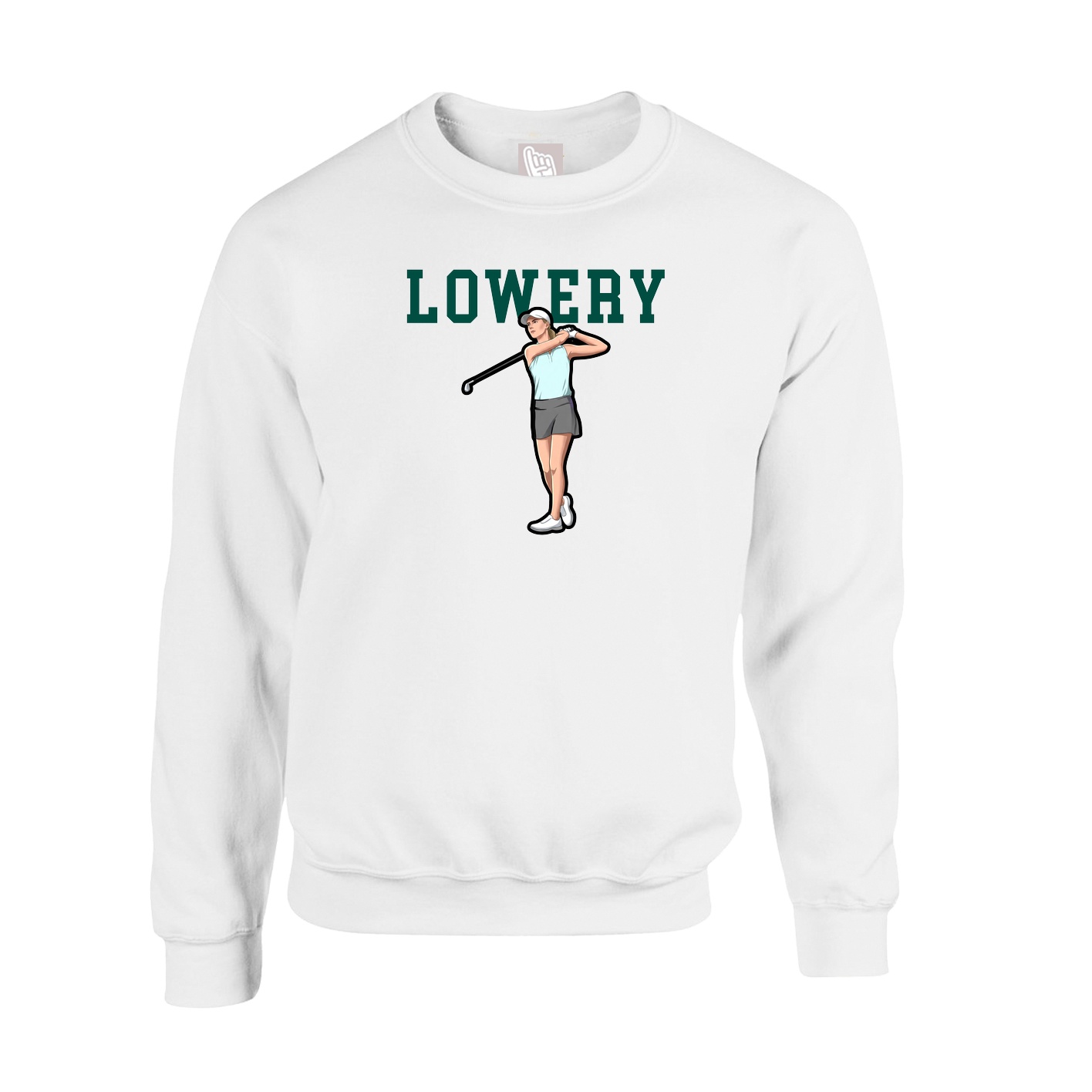 Fleece Crew — Shirsey in White