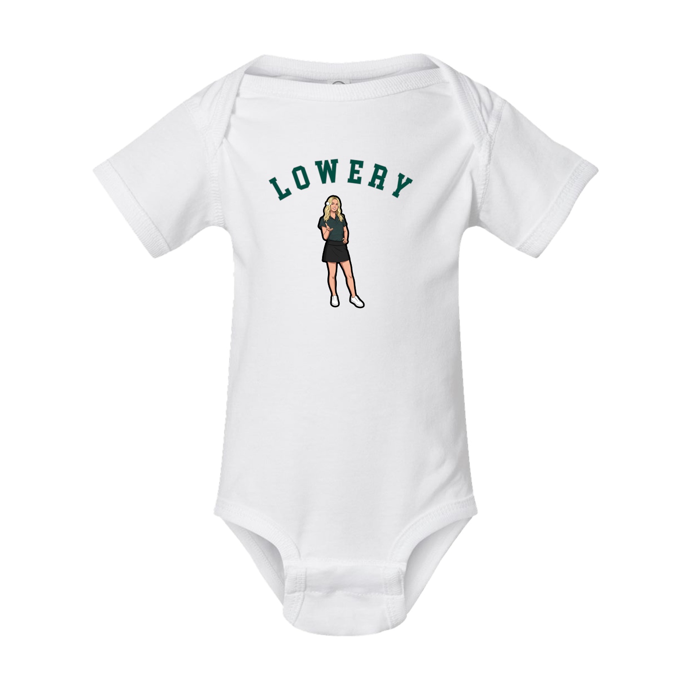 Baby Onesie — Shirsey Arch in White