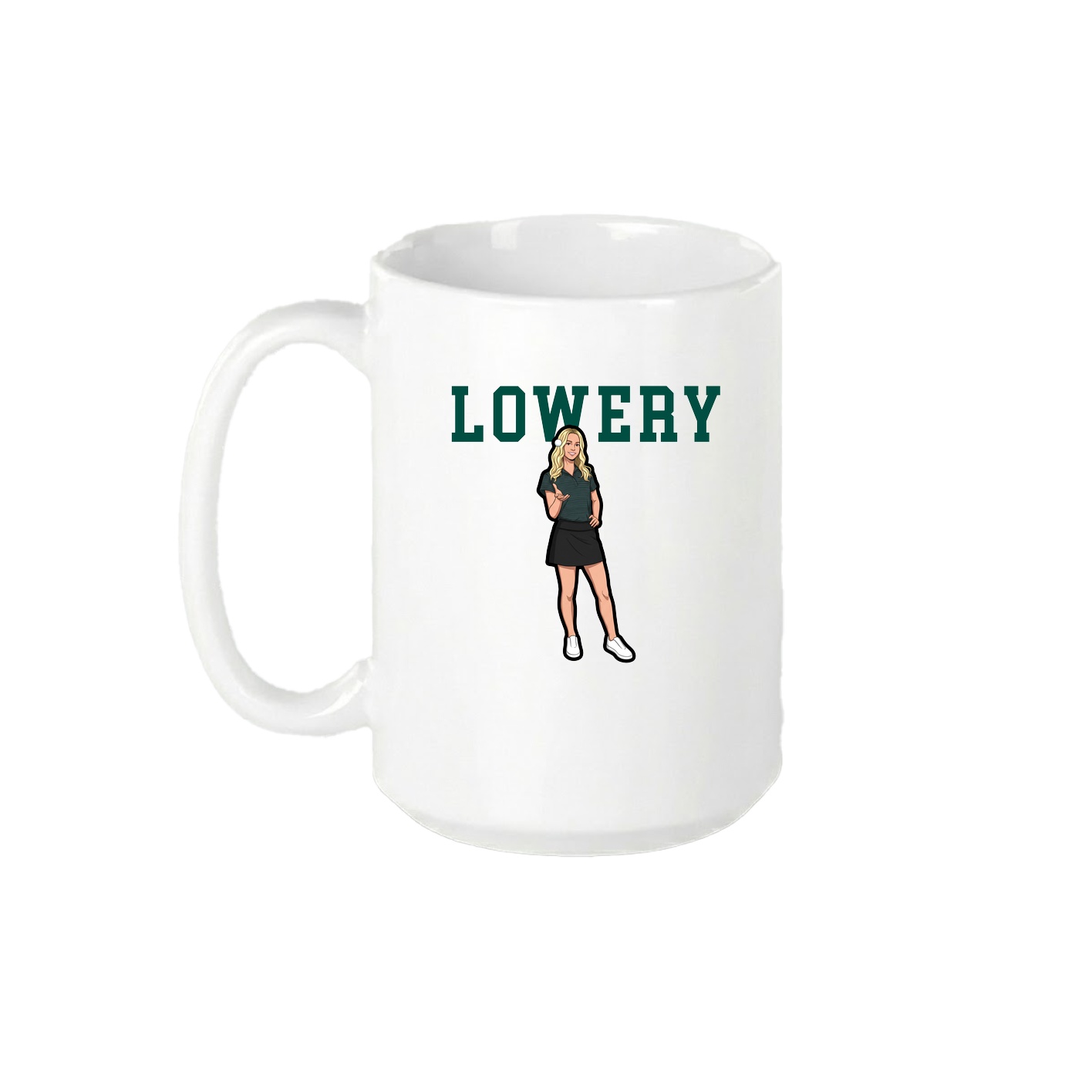 15oz Coffee Mug — Shirsey in White