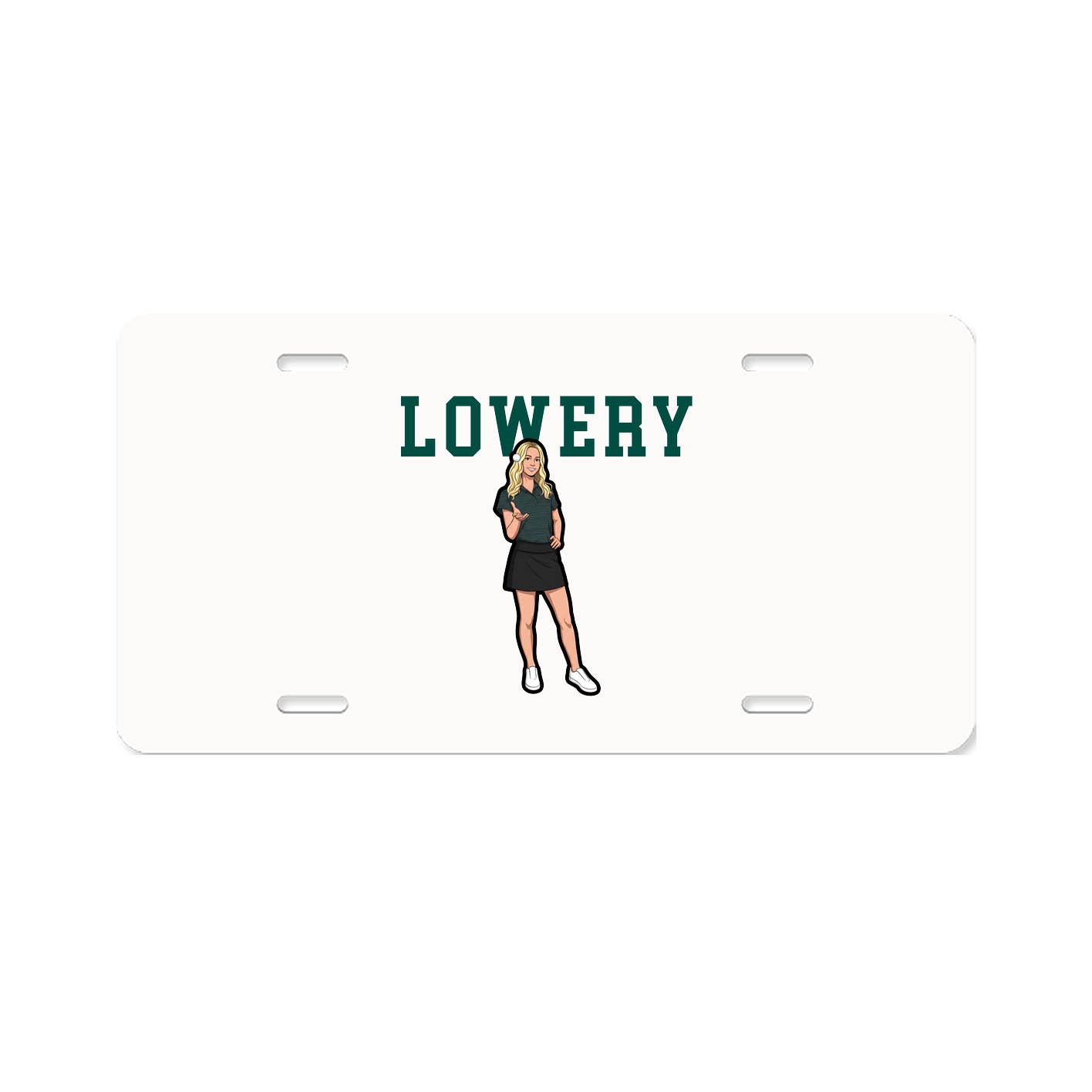 License Plate — Shirsey in Classic