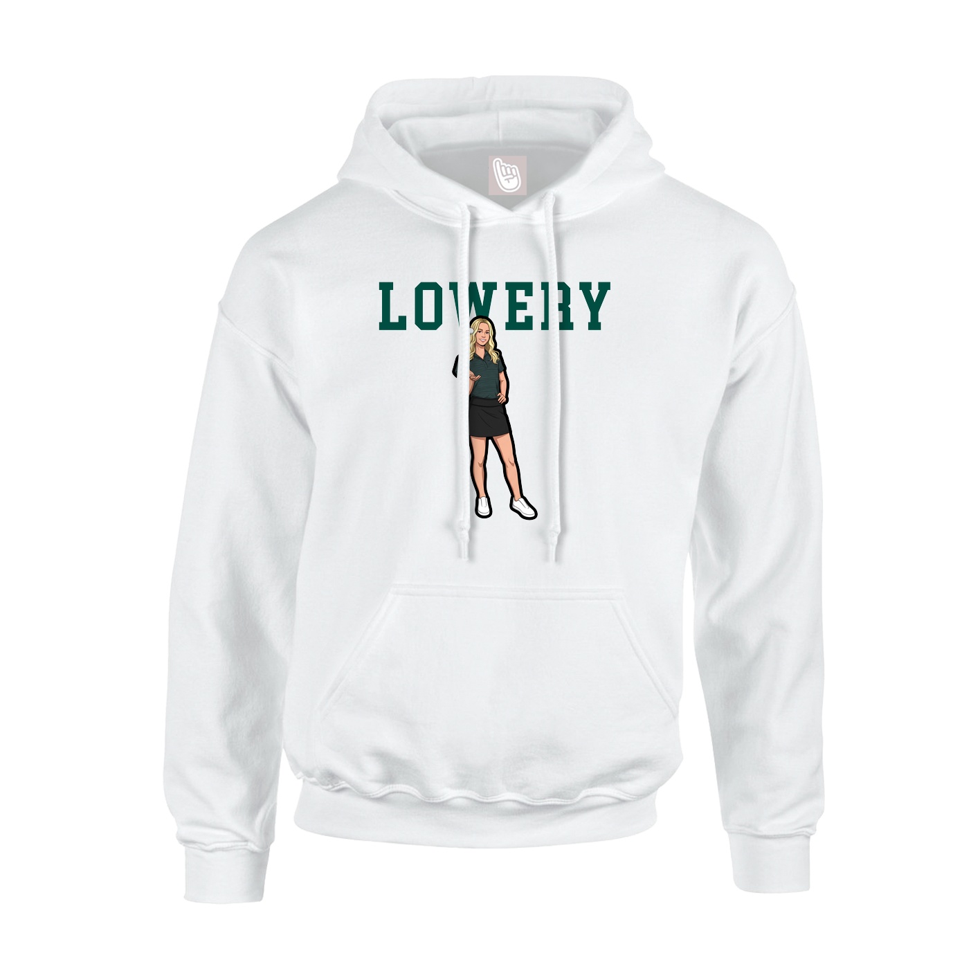 Youth Hoodie — Shirsey in White