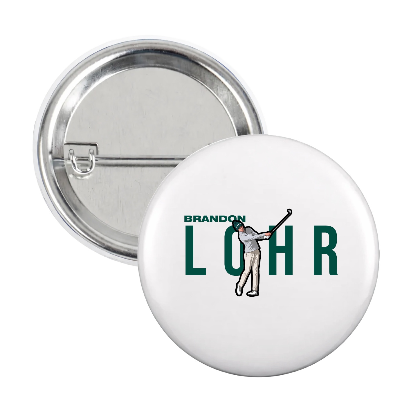 Game Day Button — Player Name in White