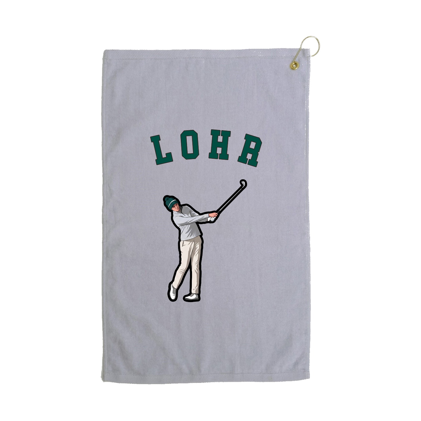 Golf Towel — Shirsey Arch in Grey