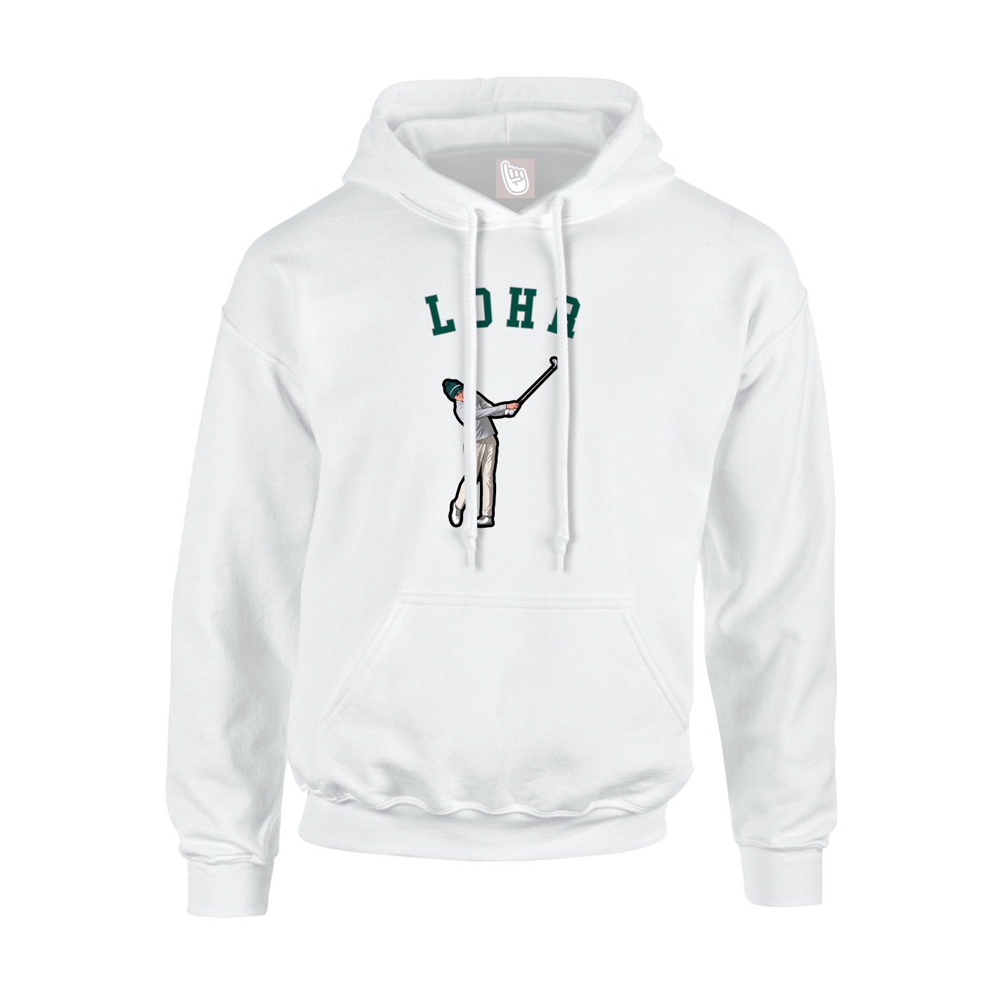 Youth Hoodie — Shirsey Arch in White