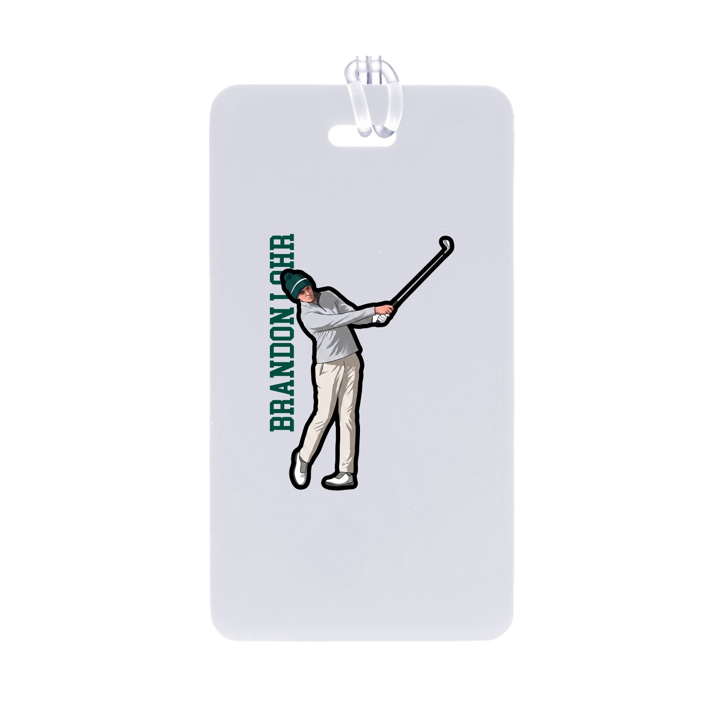 Bag Tag — Name Vertical in Classic