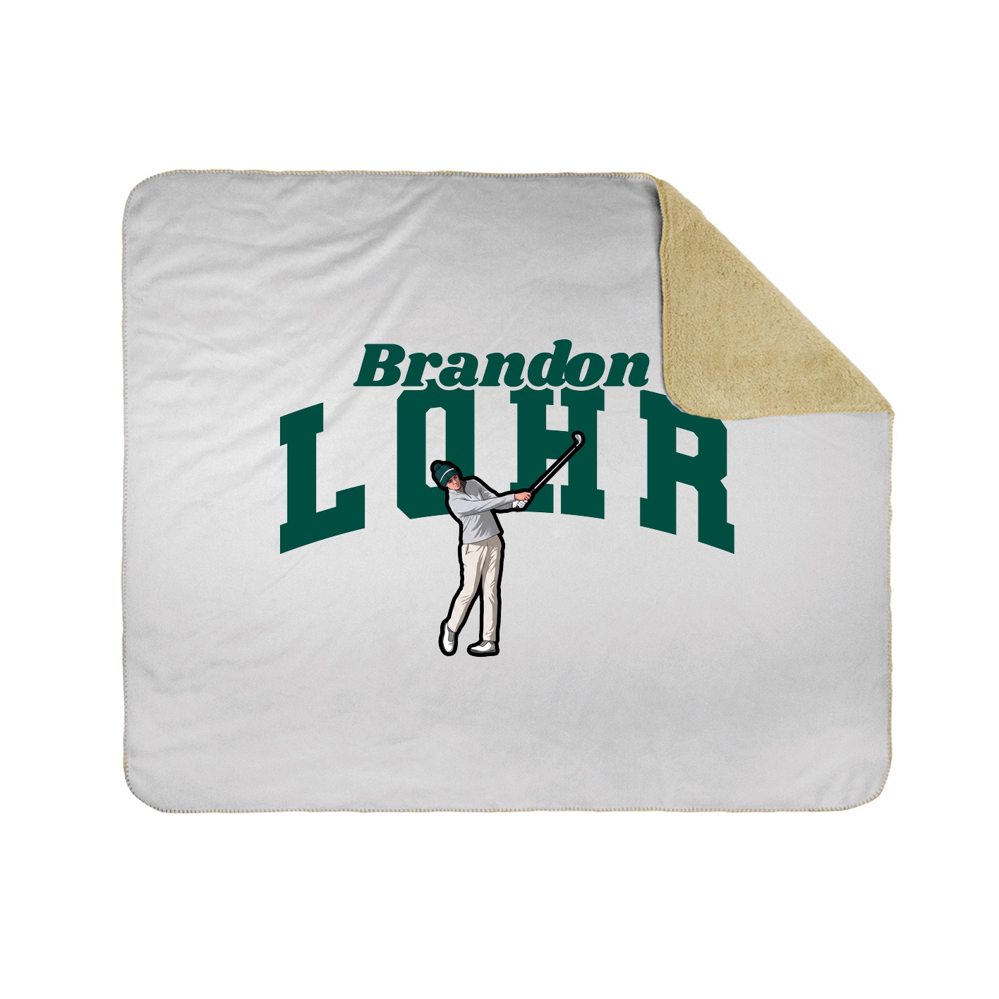Throw Blanket — Signature Arch in White