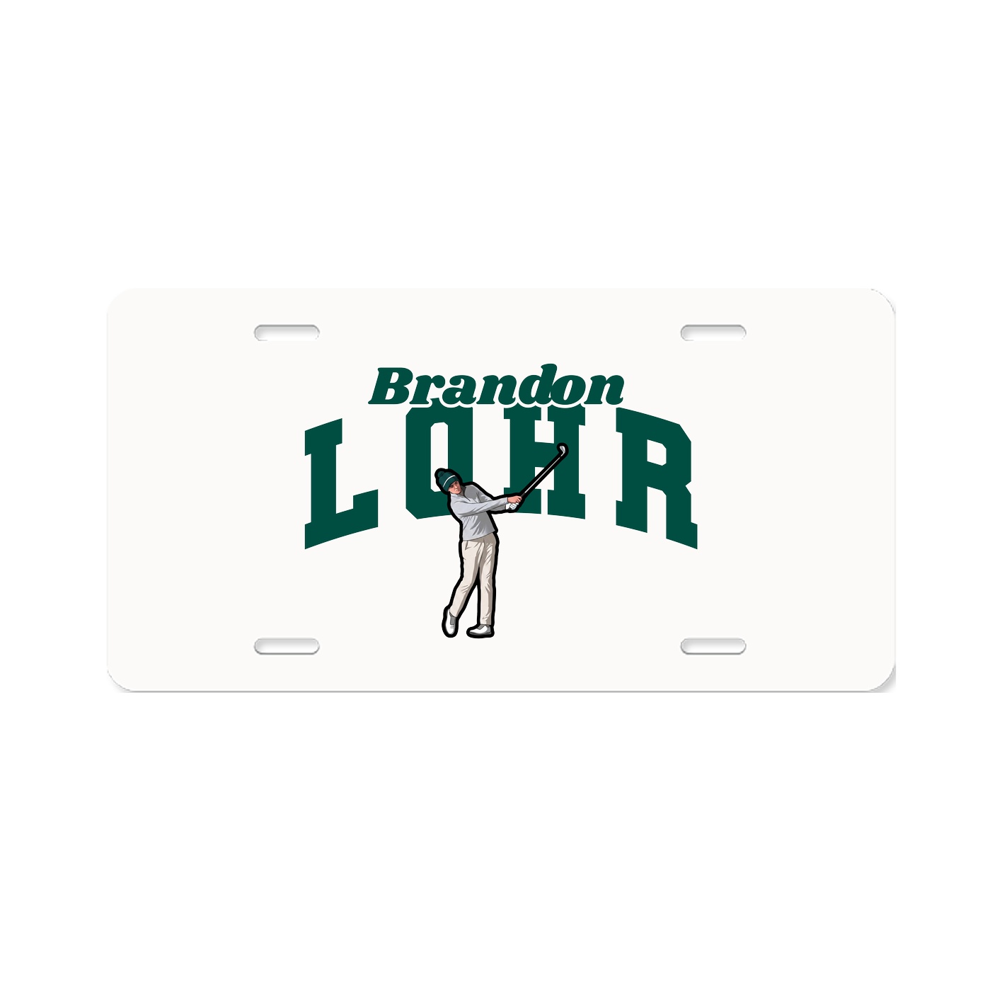 License Plate — Signature Arch in Classic