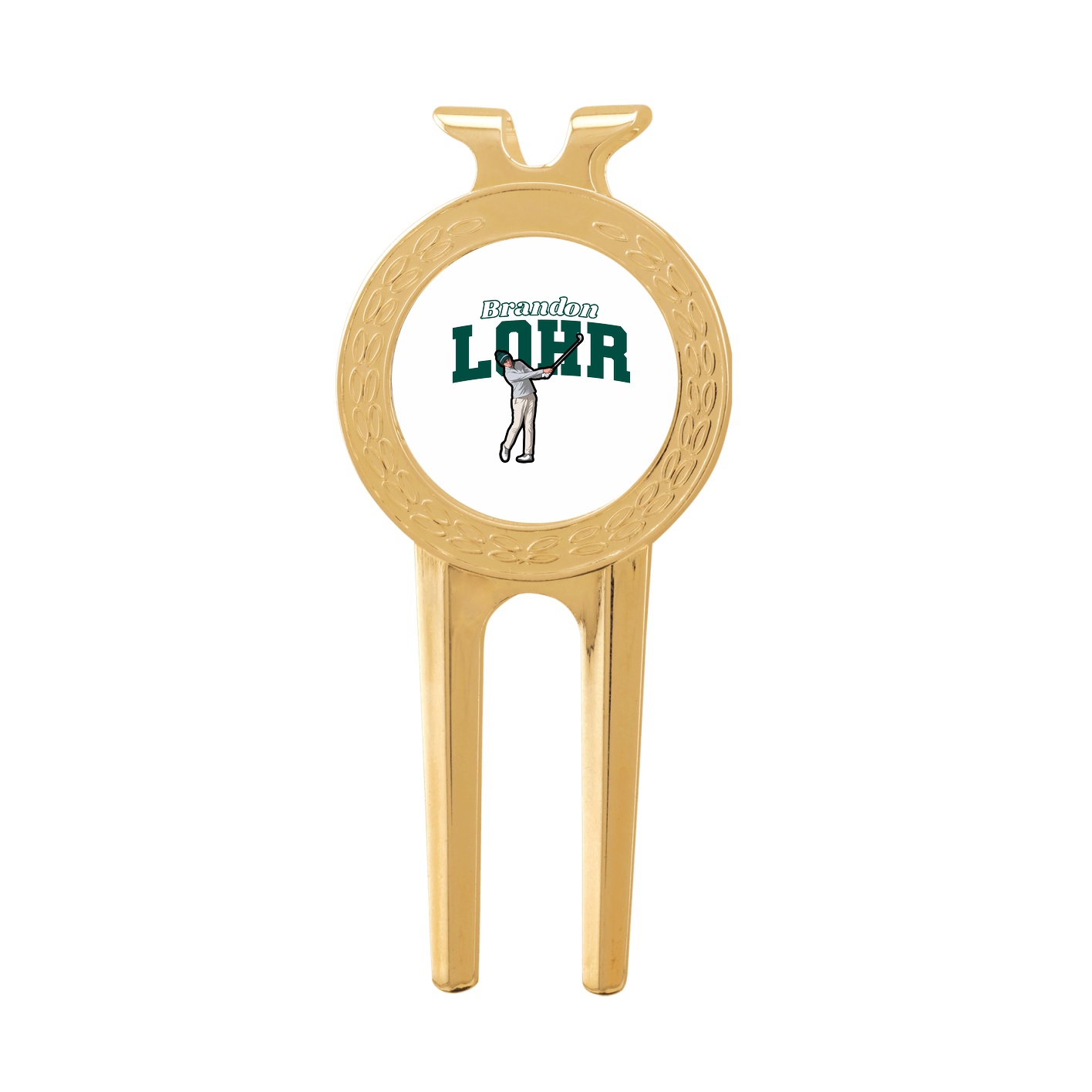 Divot Tool with Ball Marker — Name Arch in Classic
