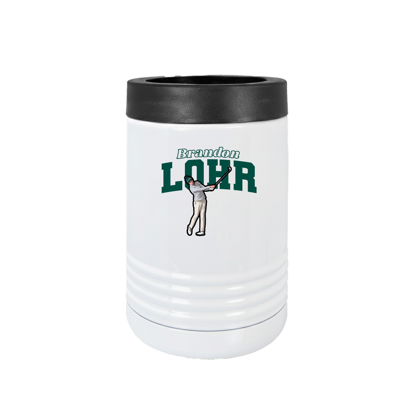 Beverage Holder — Name Arch in White