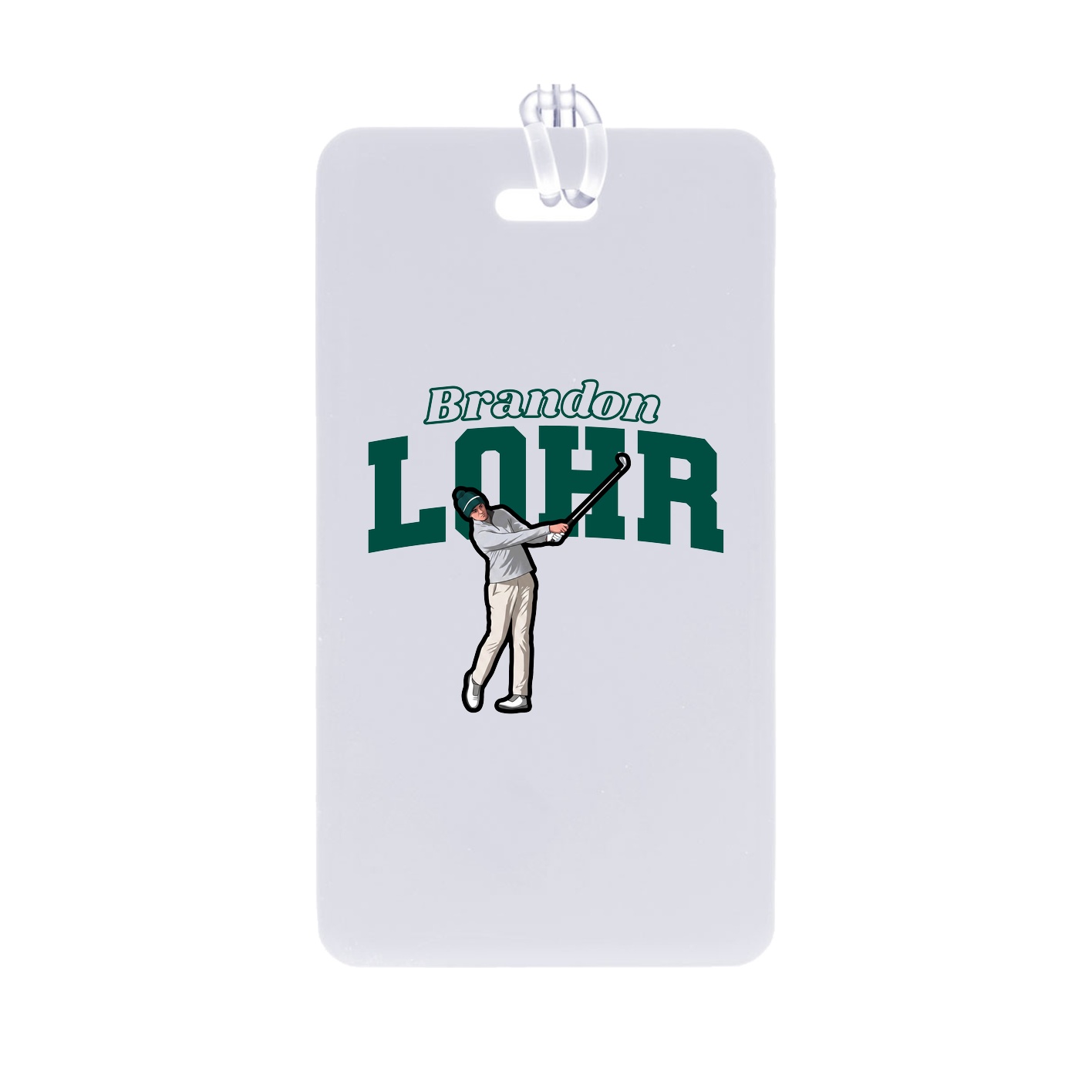 Bag Tag — Name Arch in Classic