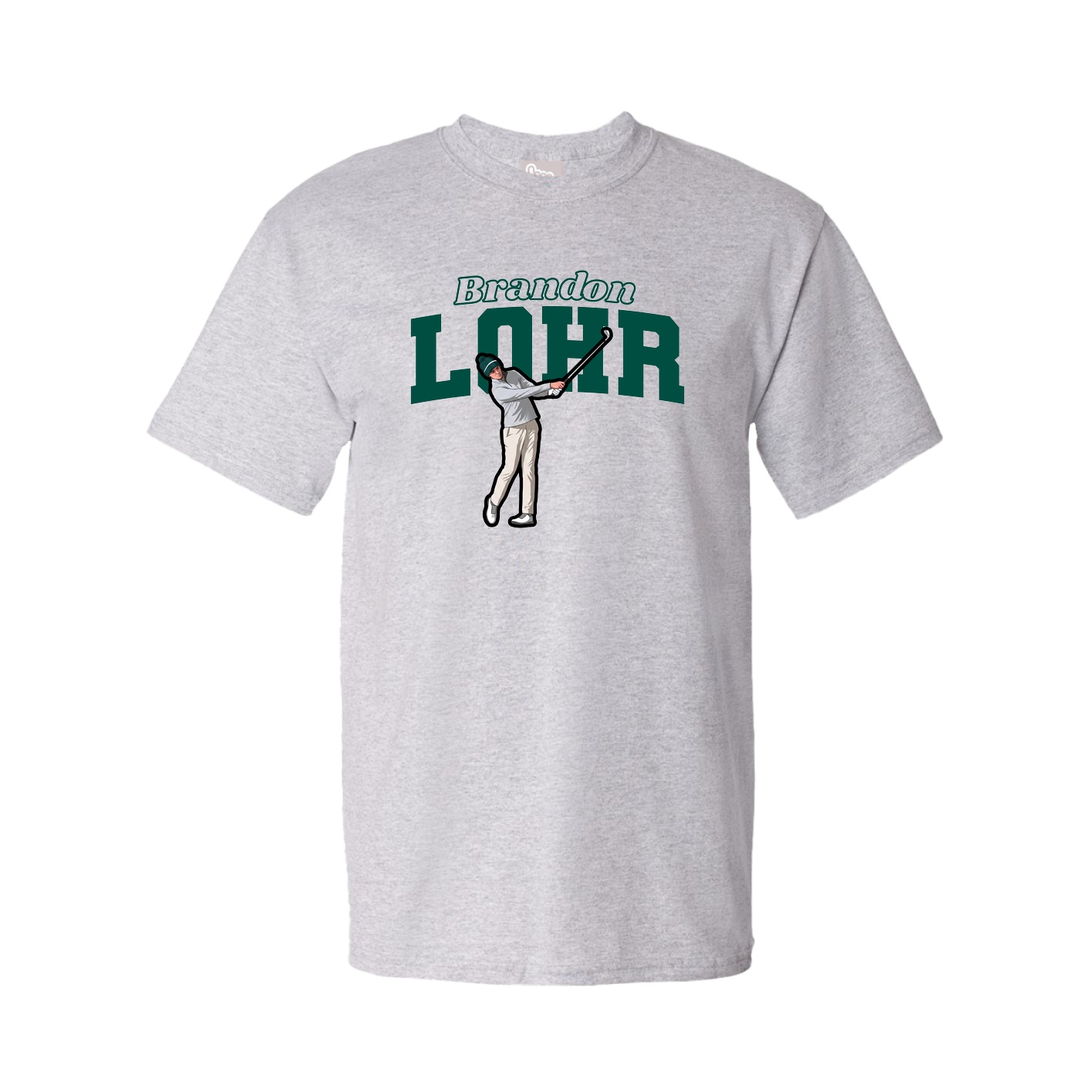 Tee — Name Arch in Grey
