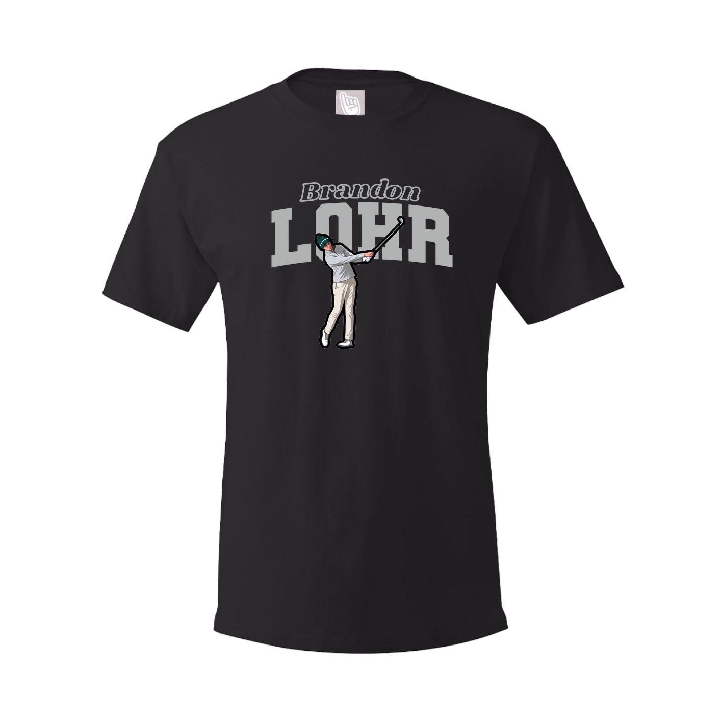 Youth Tee — Name Arch in Black