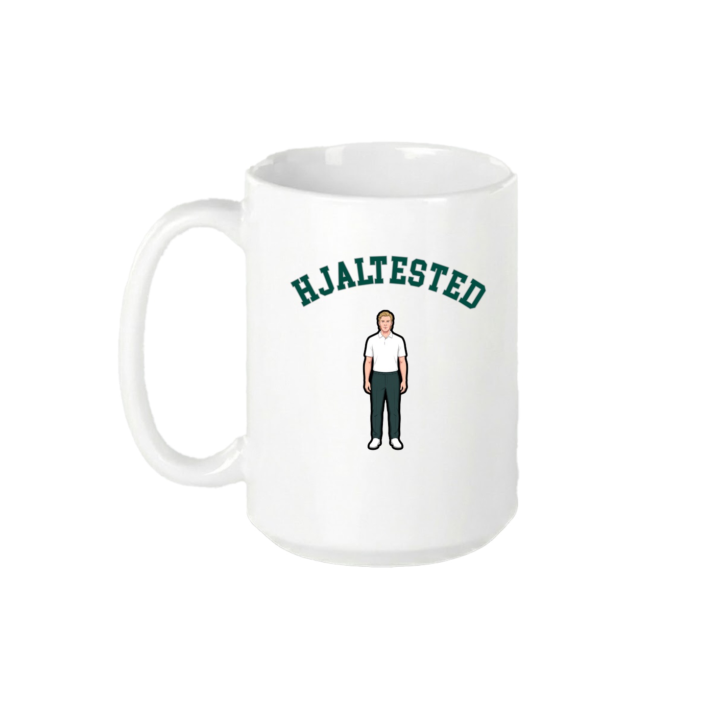 15oz Coffee Mug — Shirsey Arch in White
