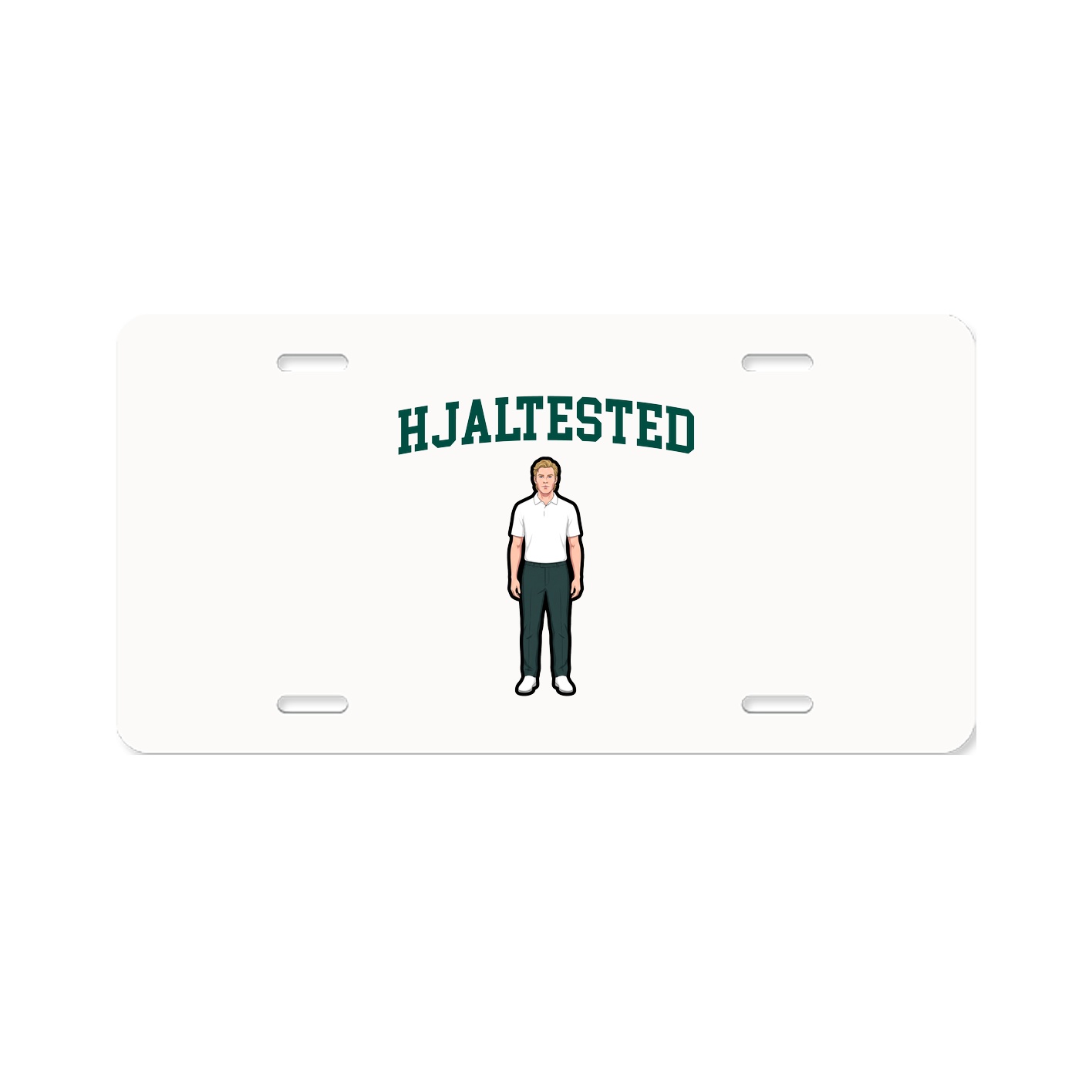 License Plate — Shirsey in Classic