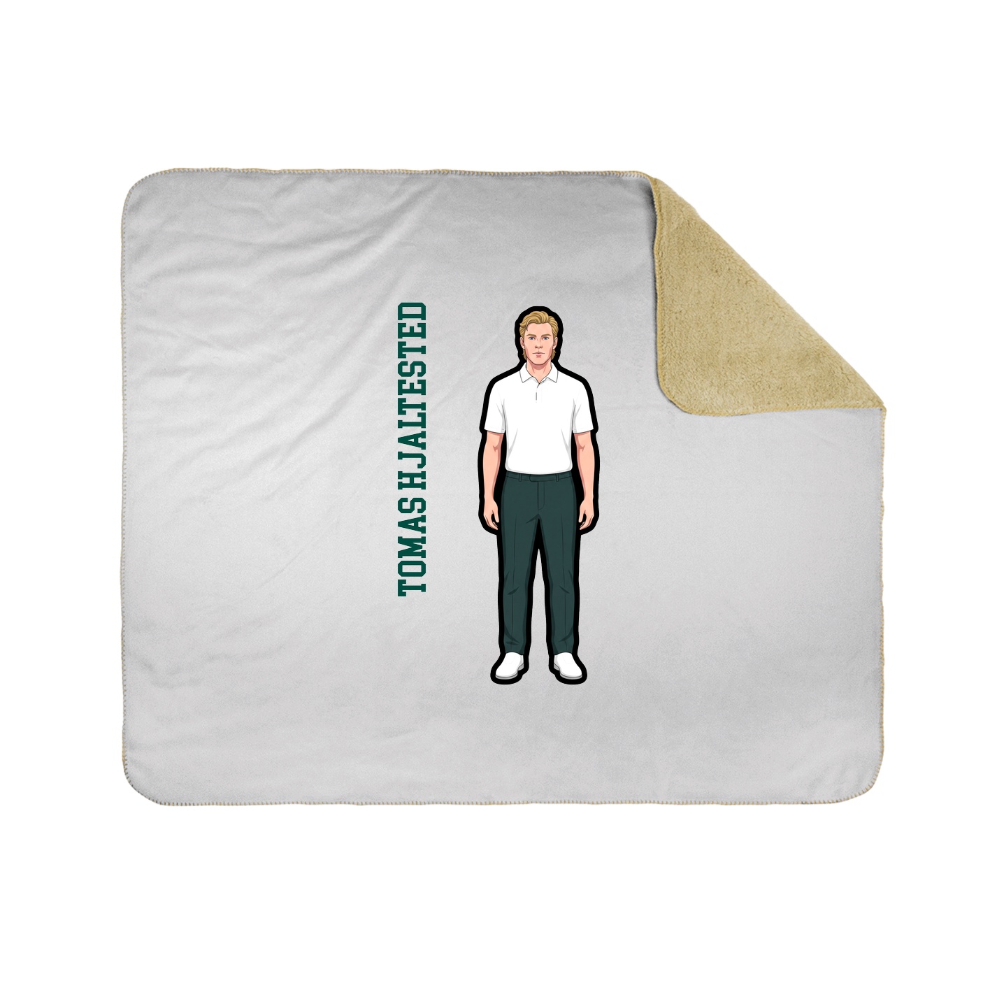 50x60 Sherpa Lined Throw Blanket