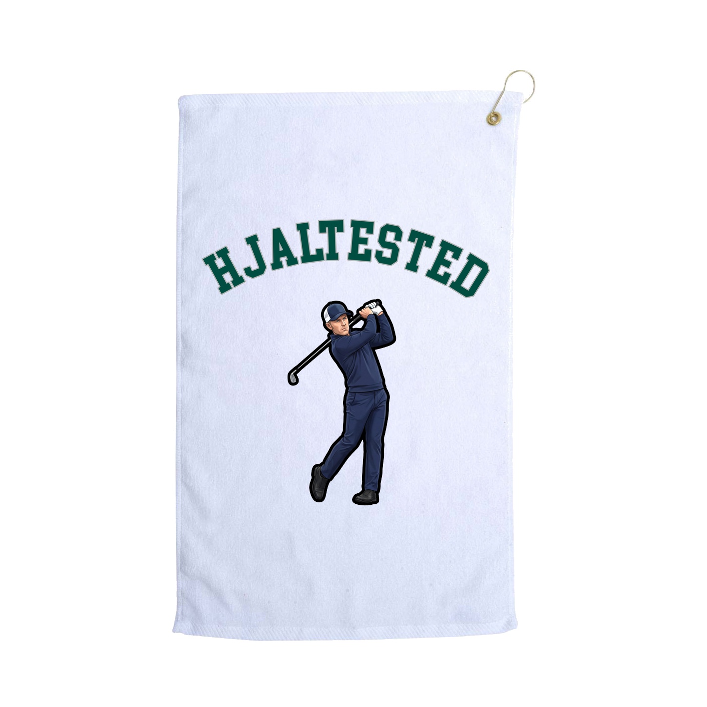 Golf Towel — Shirsey Arch in White