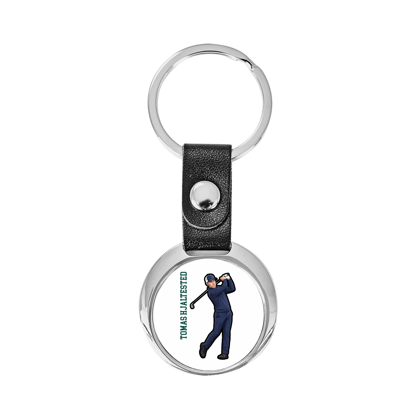 Key Chain — Name Vertical in Classic