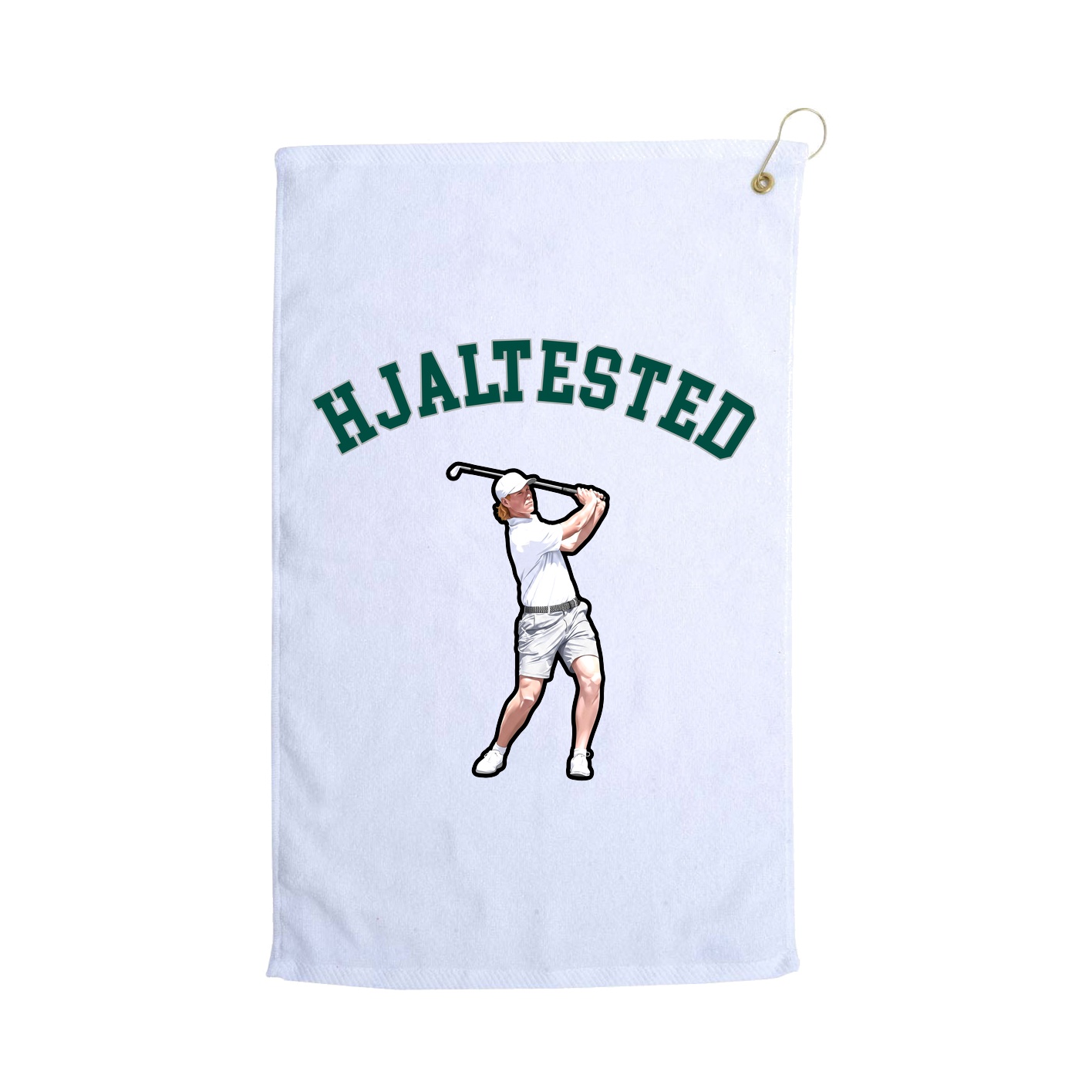 Golf Towel — Shirsey Arch in White