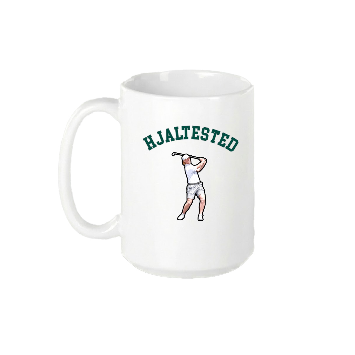 15oz Coffee Mug — Shirsey Arch in White