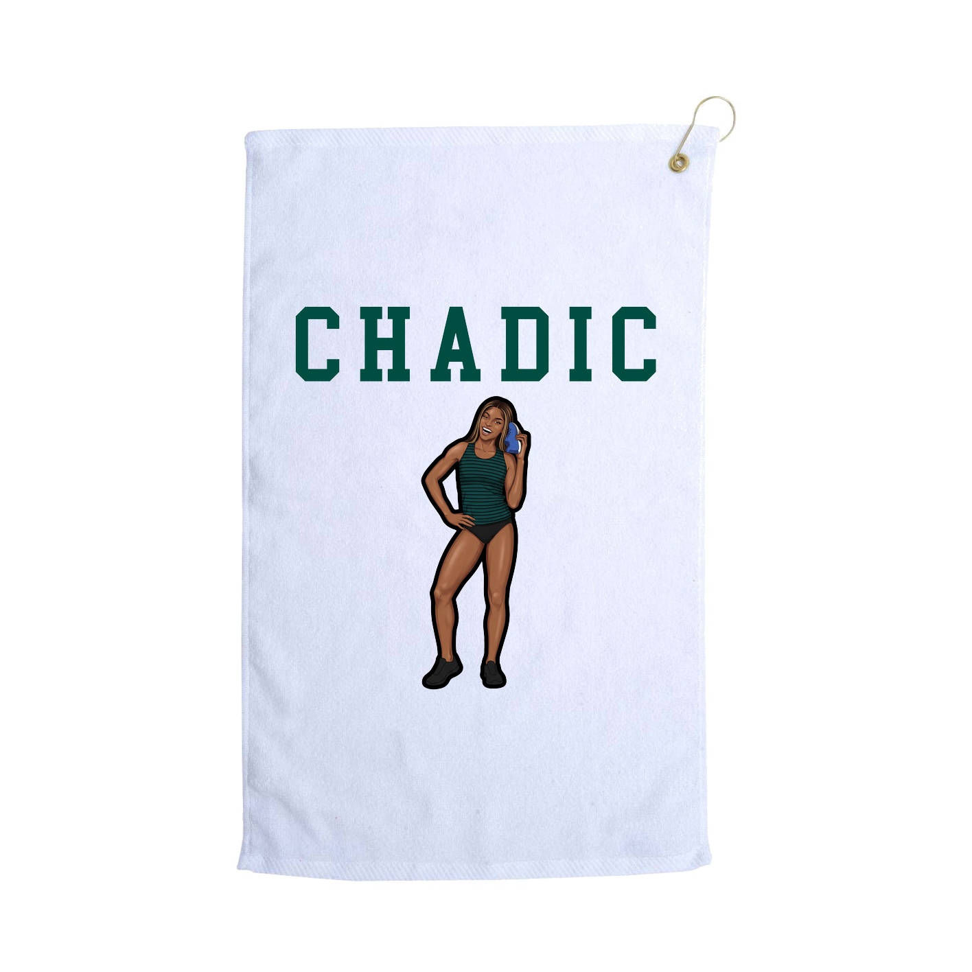 Golf Towel — Shirsey in White