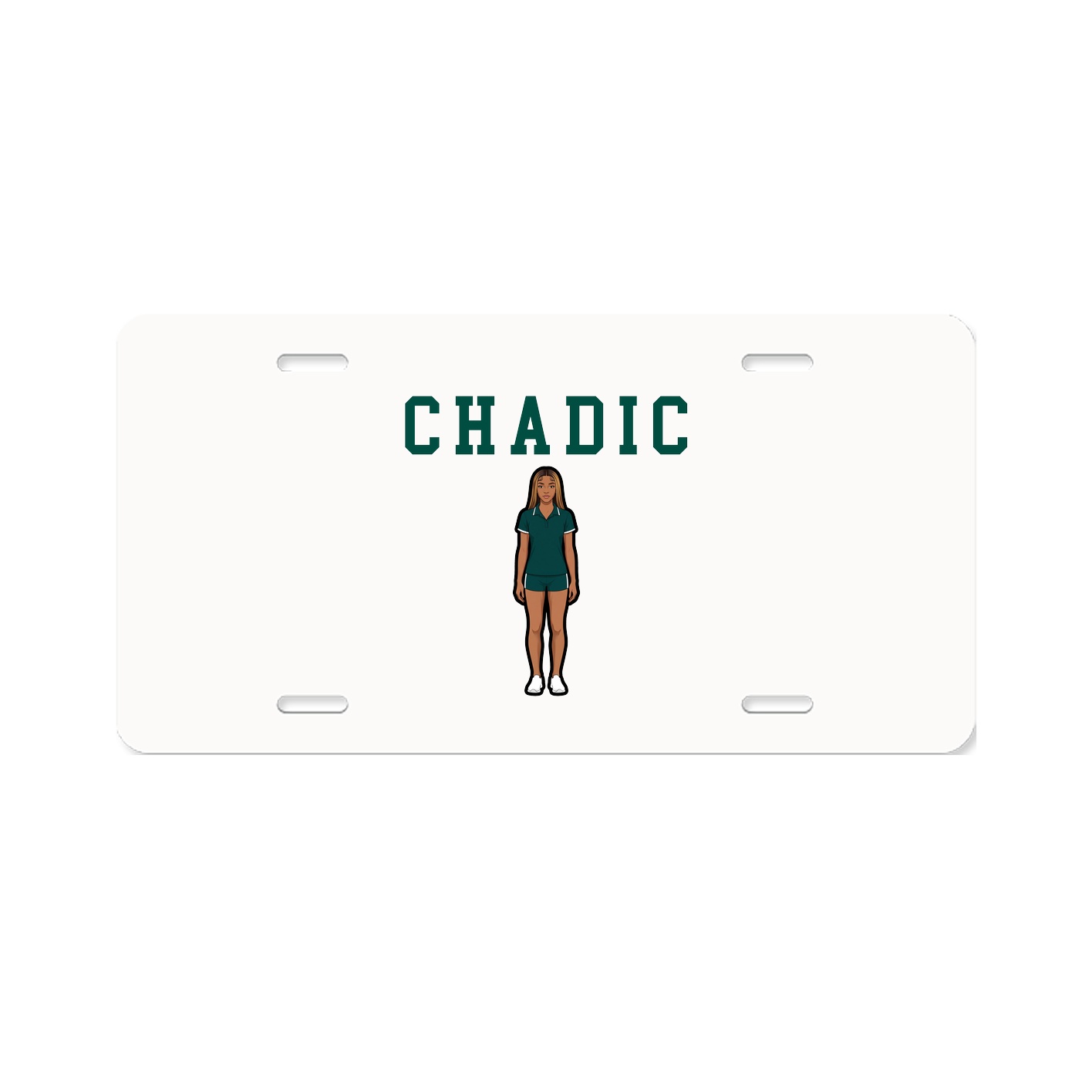 License Plate — Shirsey in Classic