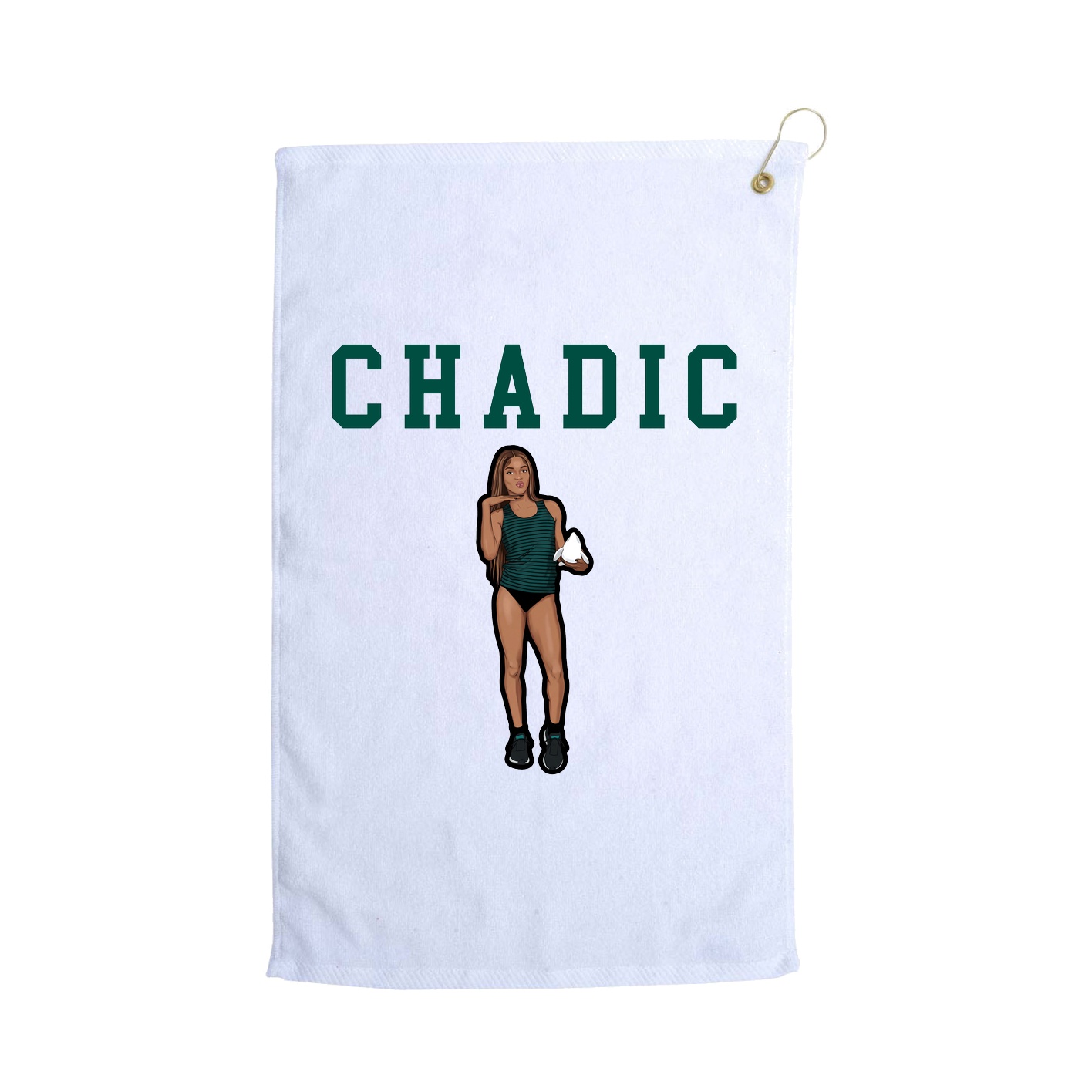 Golf Towel — Shirsey in White