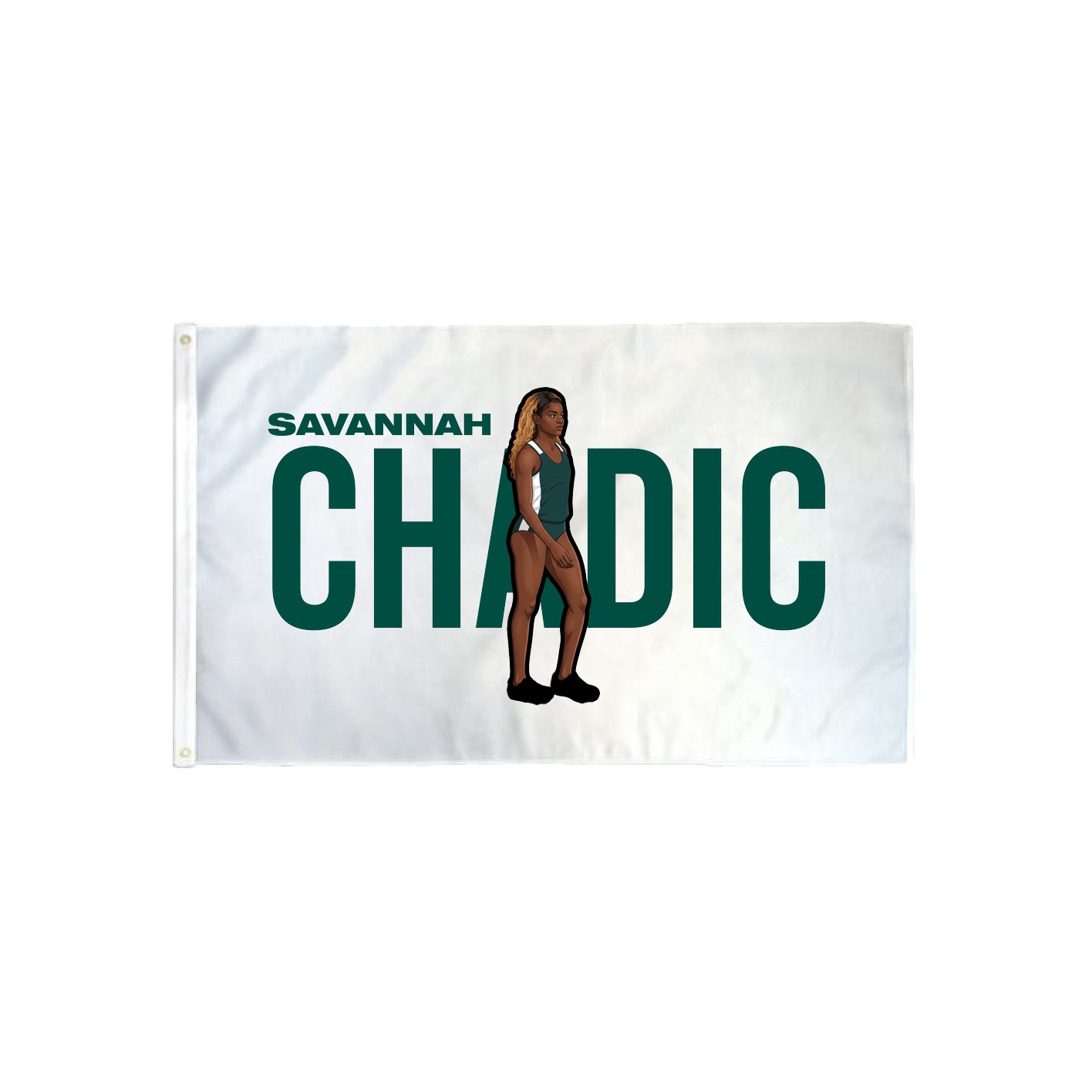 3x5 Flag — Player Name in Classic