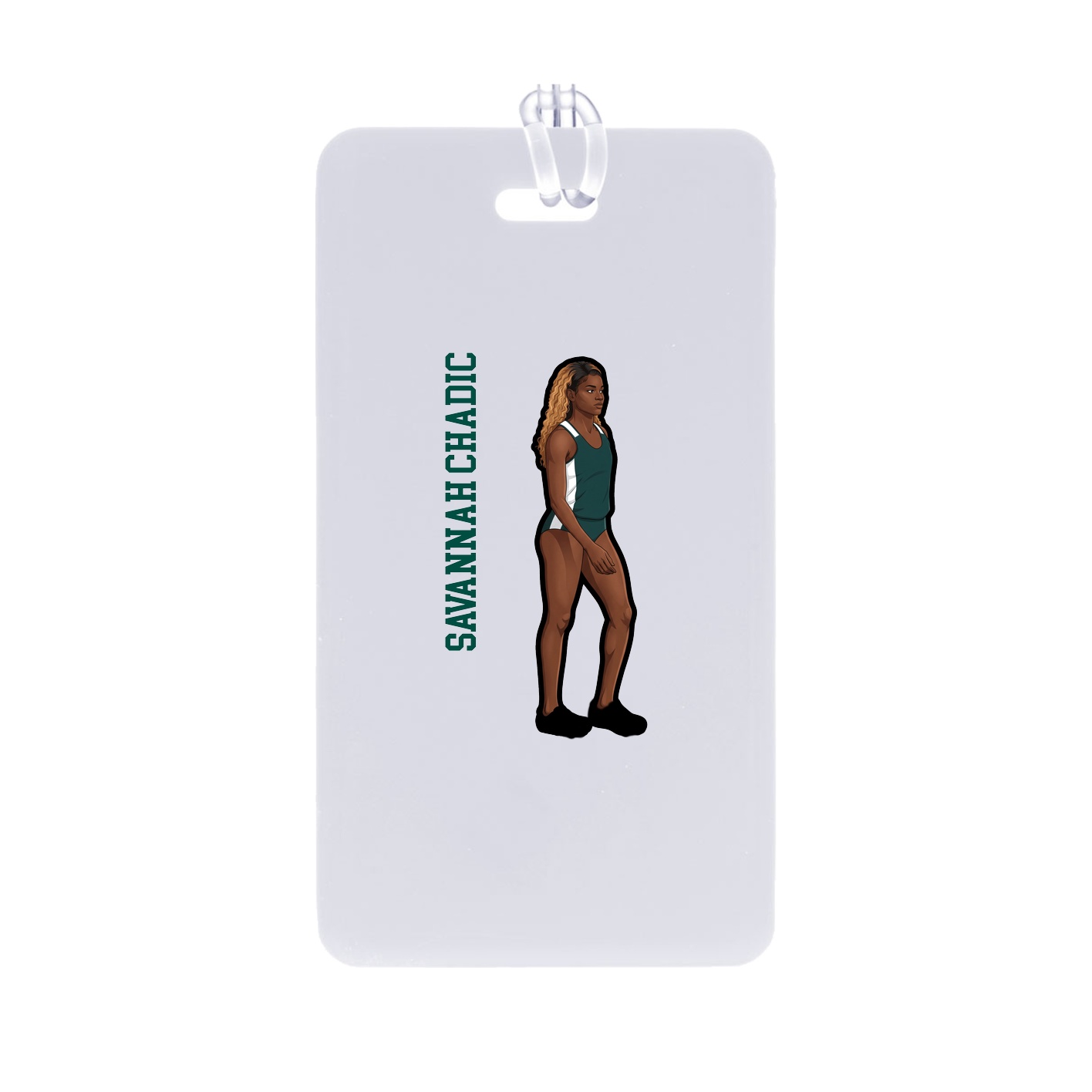 Bag Tag — Name Vertical in Classic