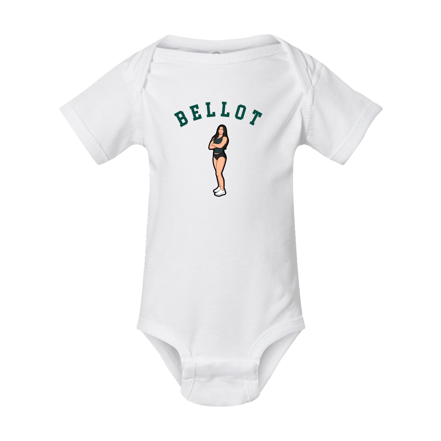 Baby Onesie — Shirsey Arch in White