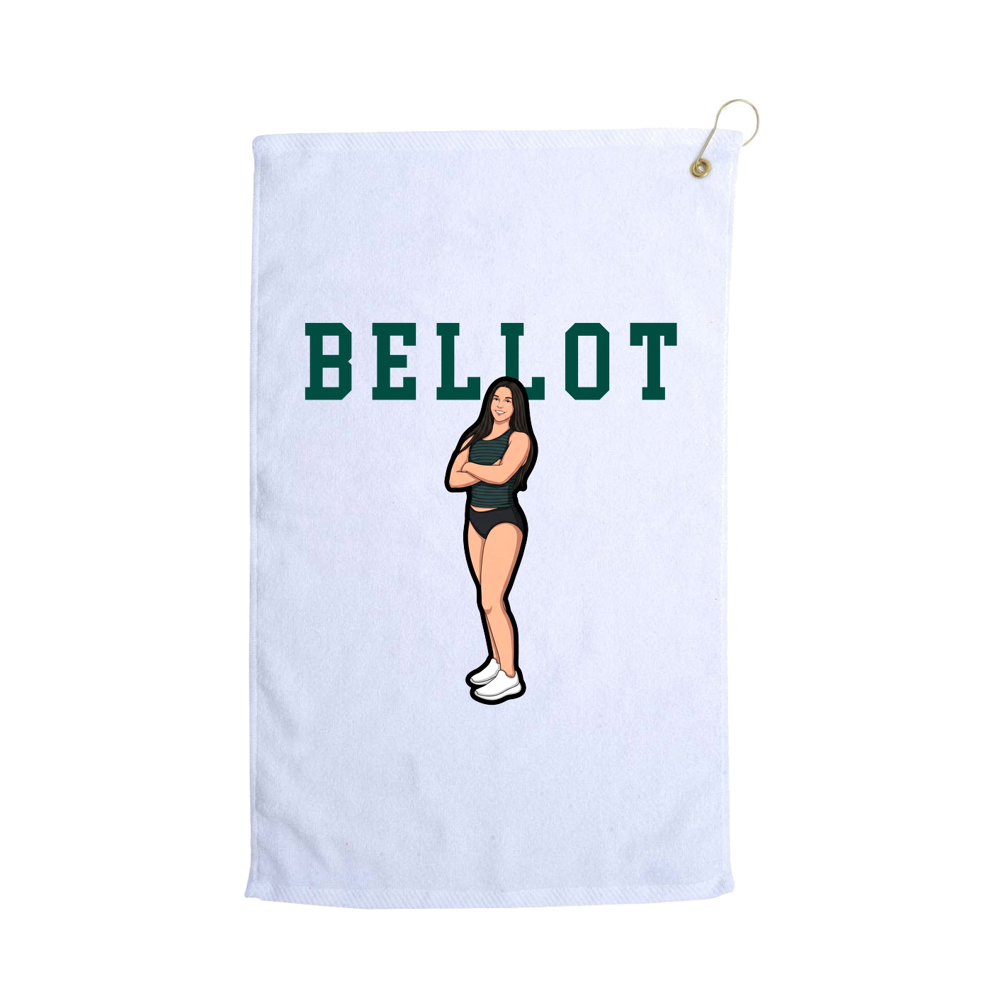 Golf Towel — Shirsey in White