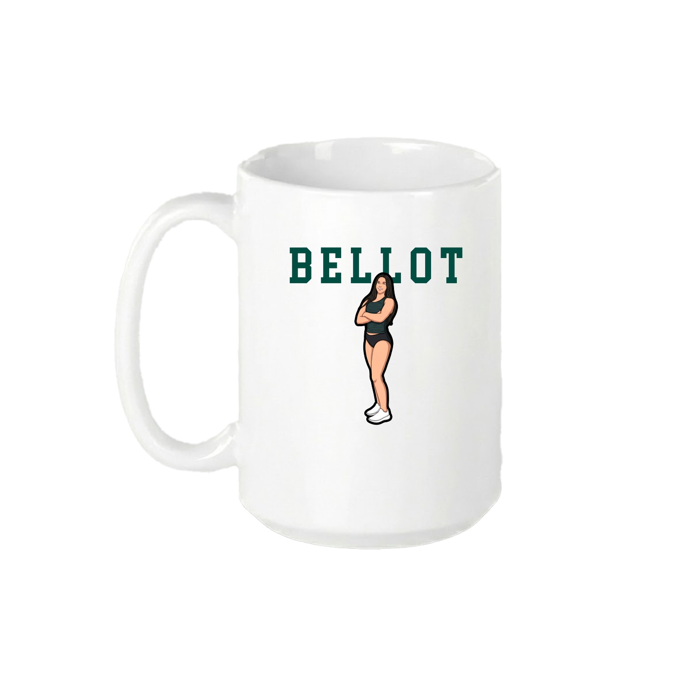 15oz Coffee Mug — Shirsey in White