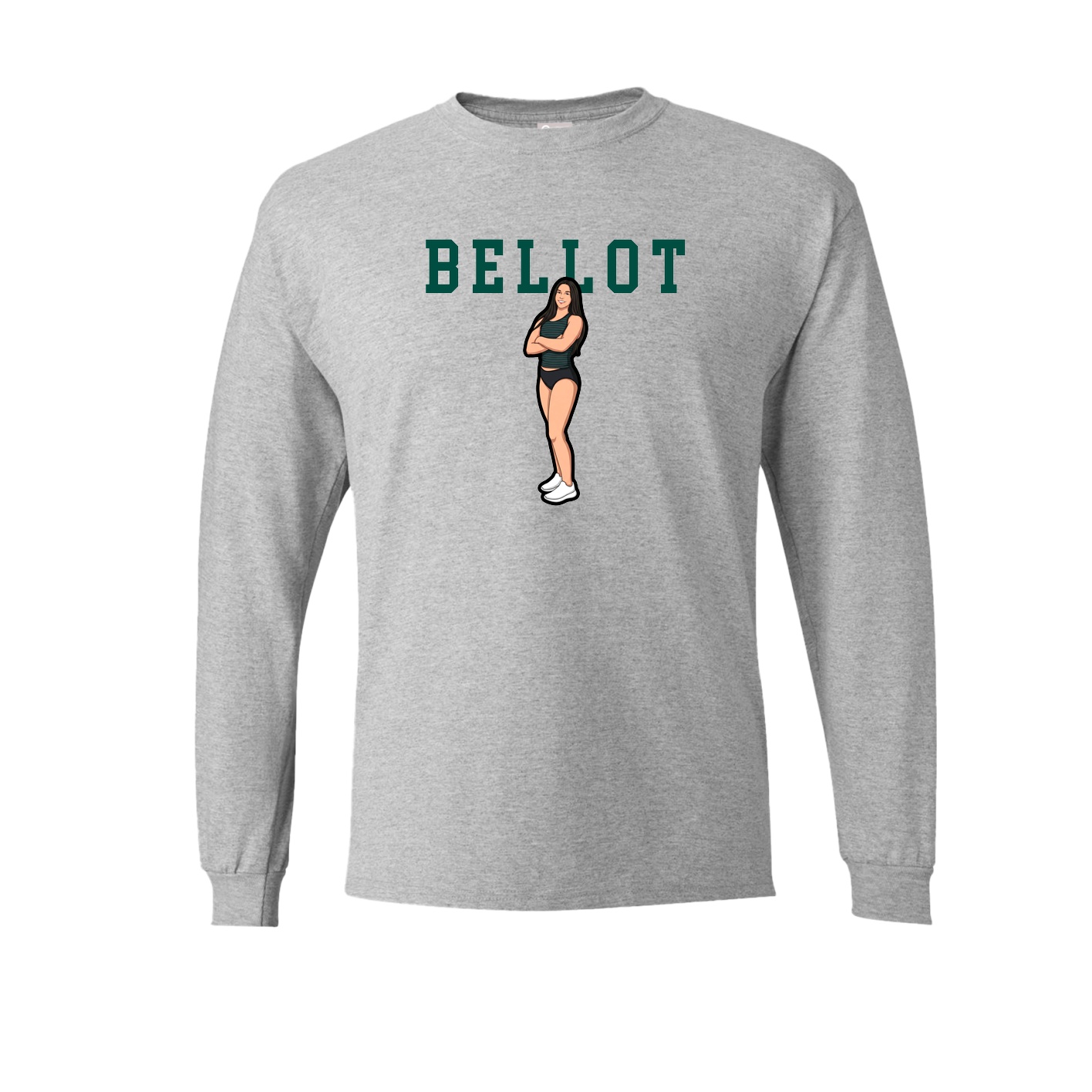 Long Sleeve Tee — Shirsey in Grey