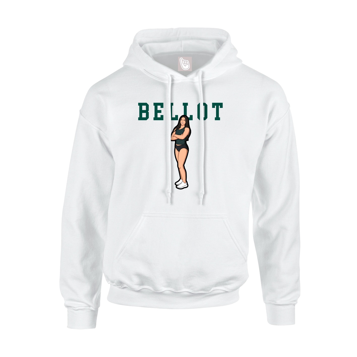 Youth Hoodie — Shirsey in White