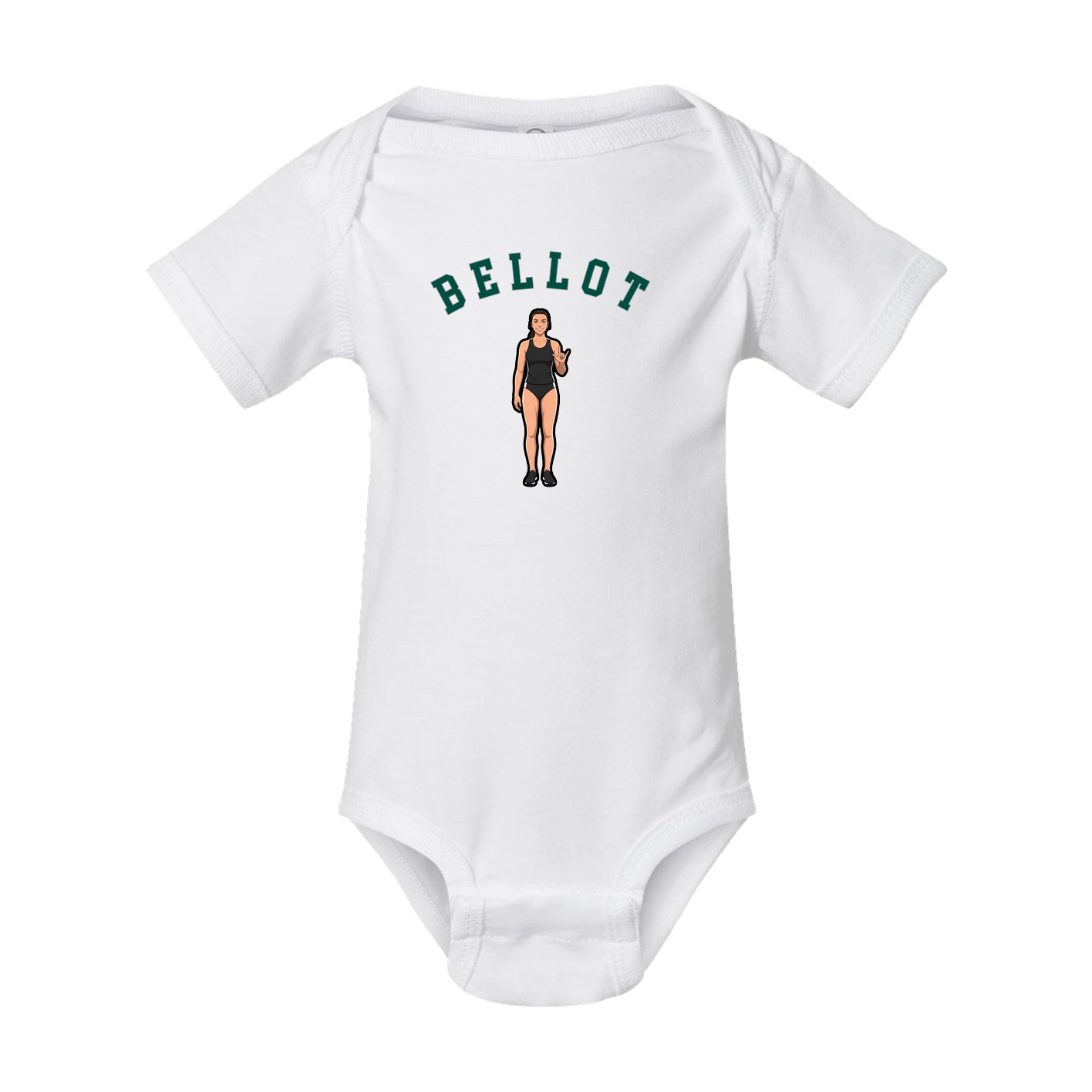 Baby Onesie — Shirsey Arch in White
