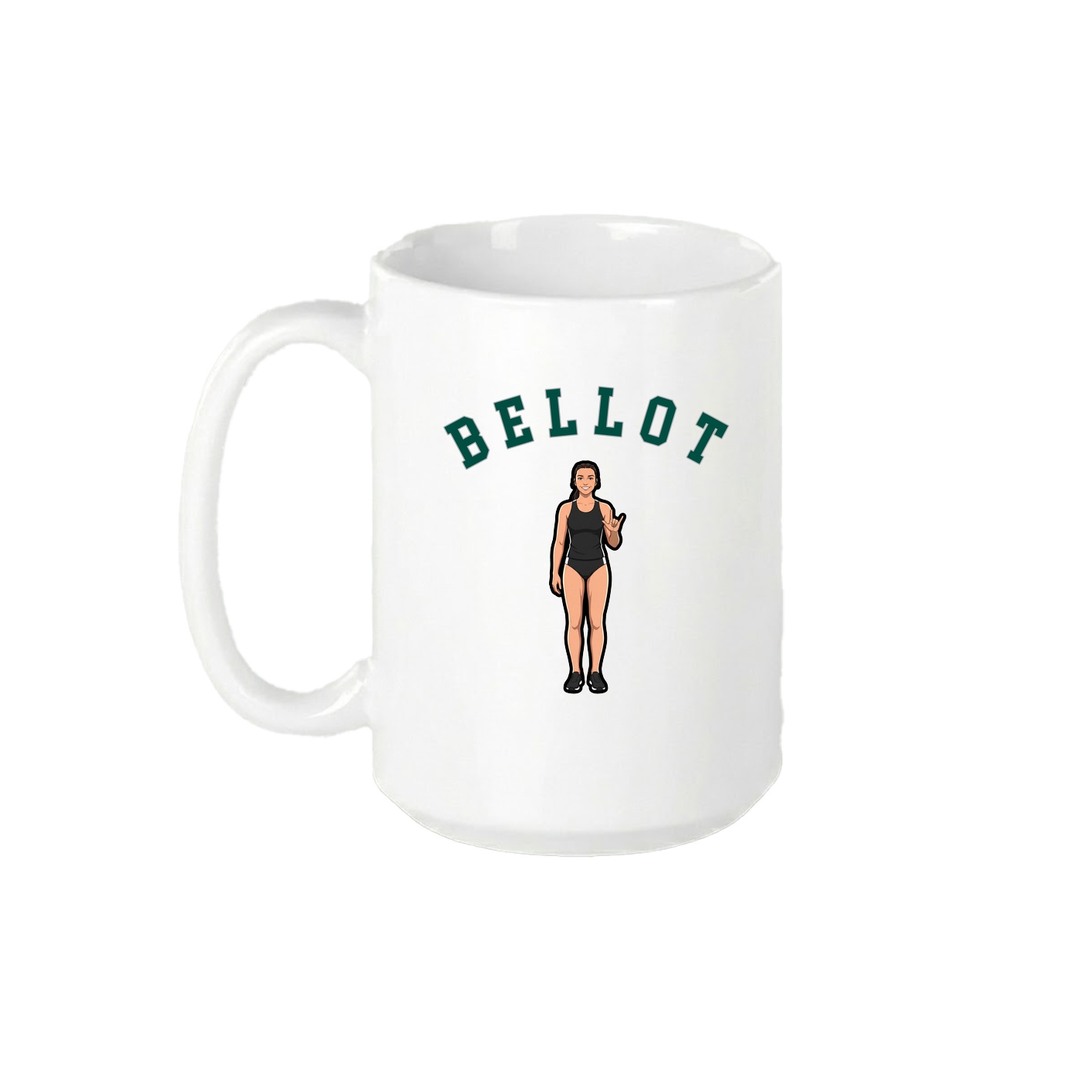15oz Coffee Mug — Shirsey Arch in White