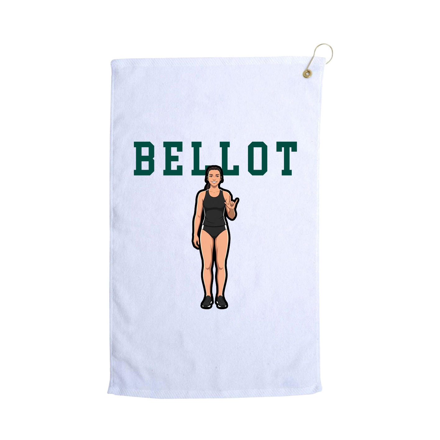 Golf Towel — Shirsey in White