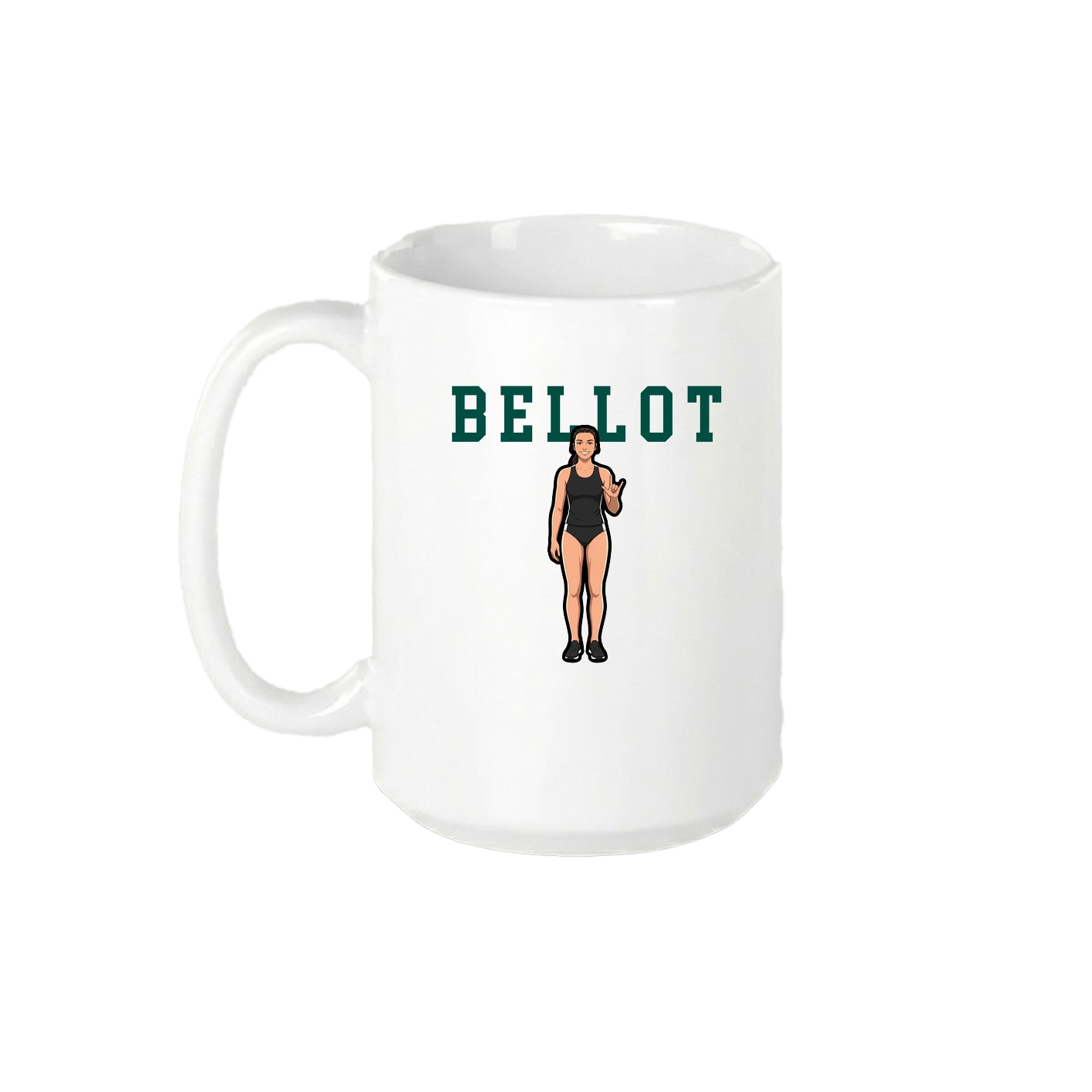 15oz Coffee Mug — Shirsey in White