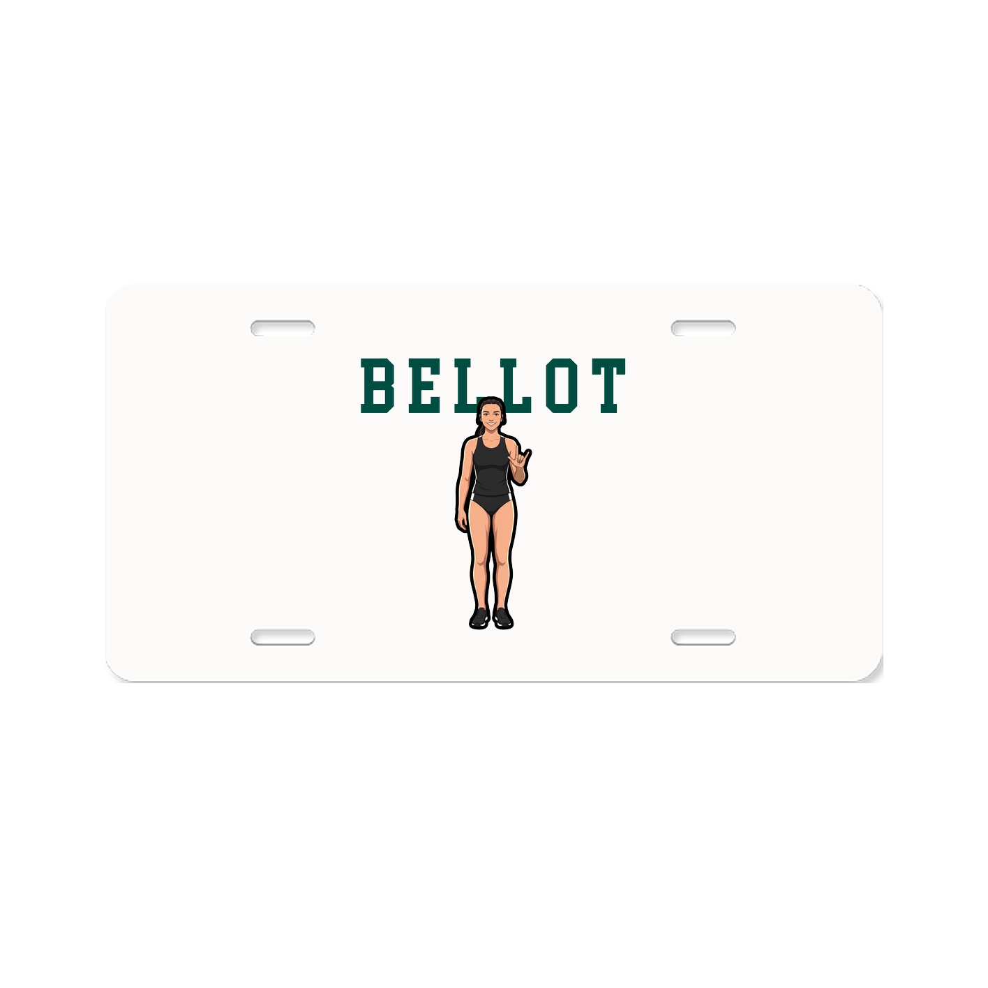 License Plate — Shirsey in Classic