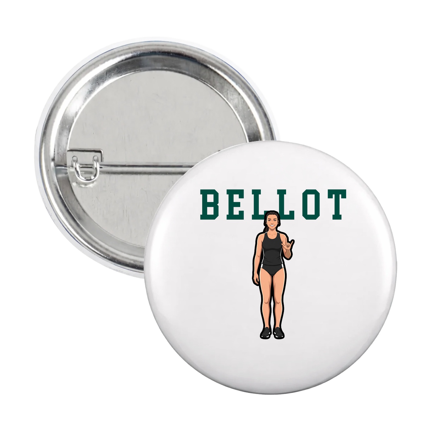 Game Day Button — Shirsey in White