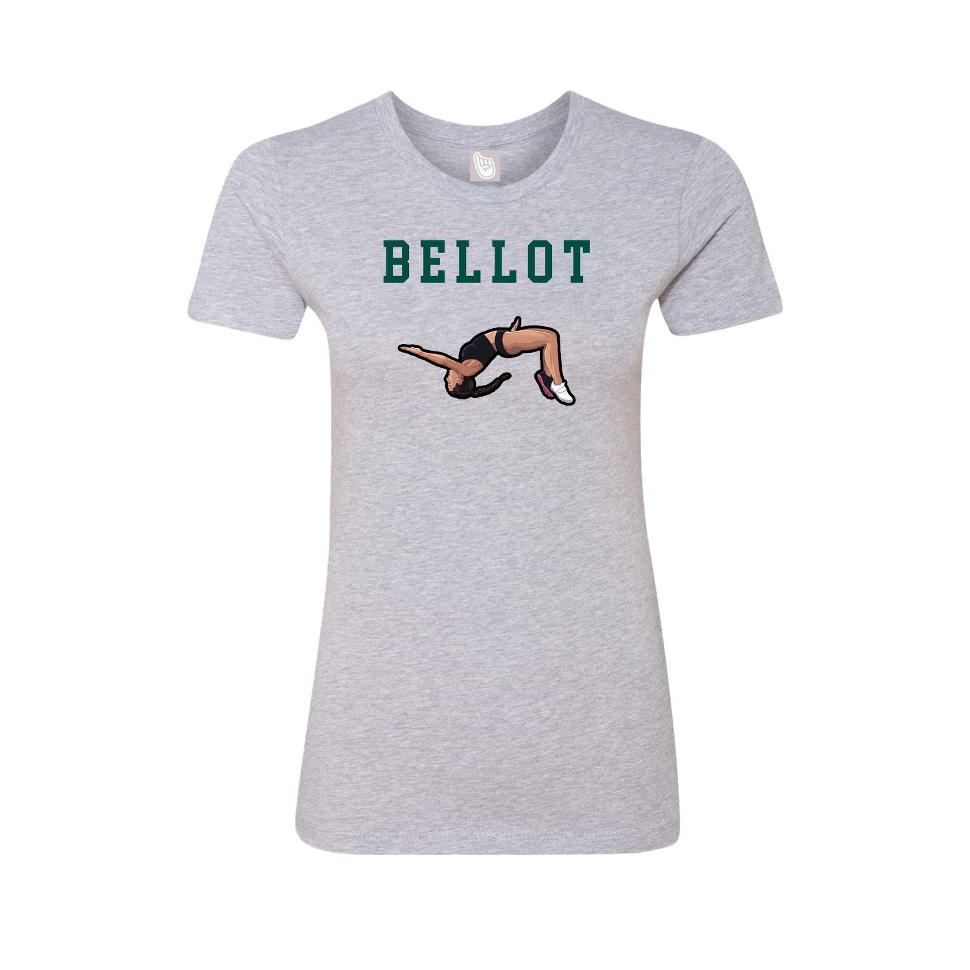Fitted Women's Tee — Shirsey in Grey