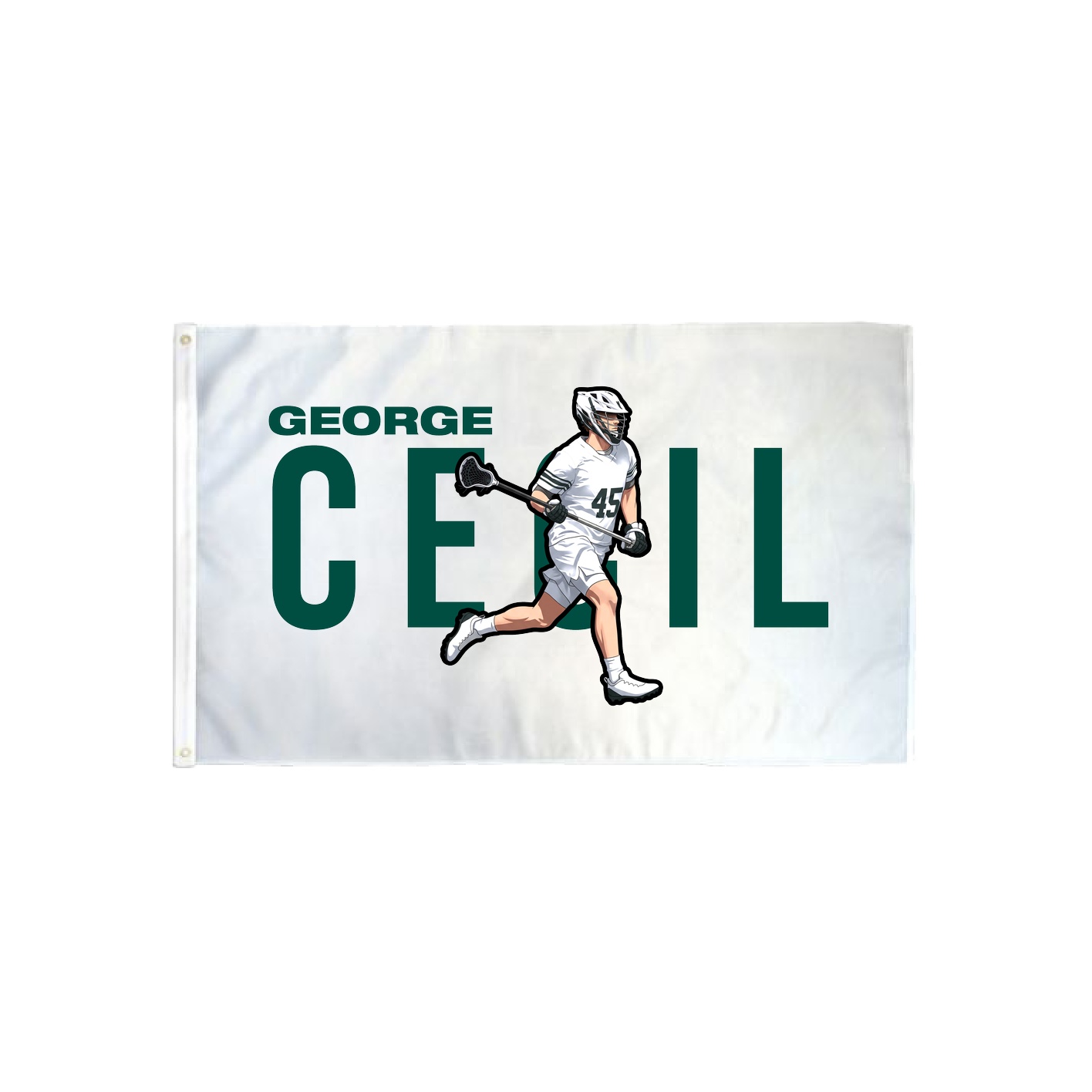 3x5 Flag — Player Name in Classic