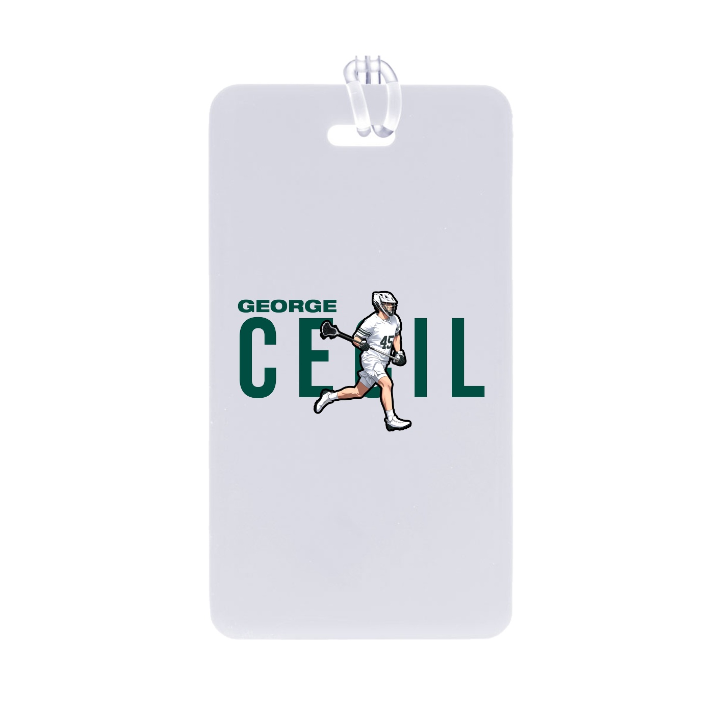 Bag Tag — Player Name in Classic