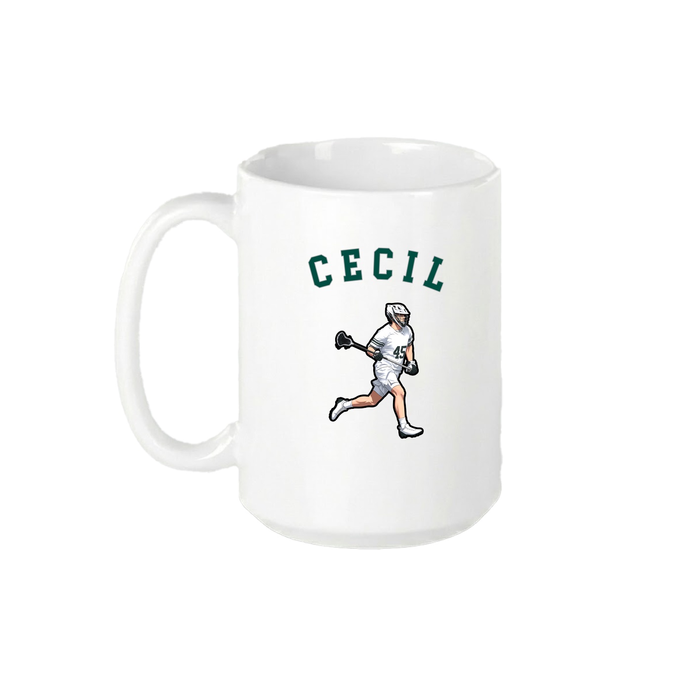 15oz Coffee Mug — Shirsey Arch in White