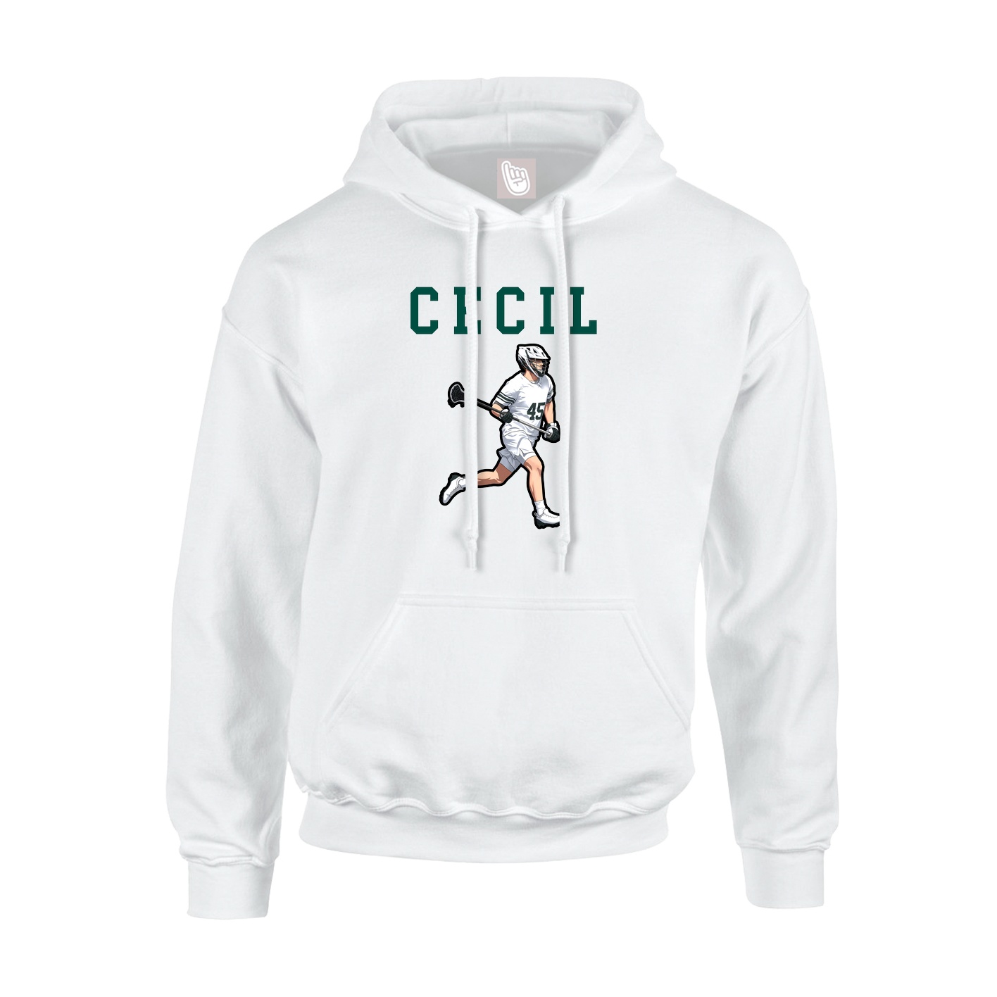 Hoodie — Shirsey in White
