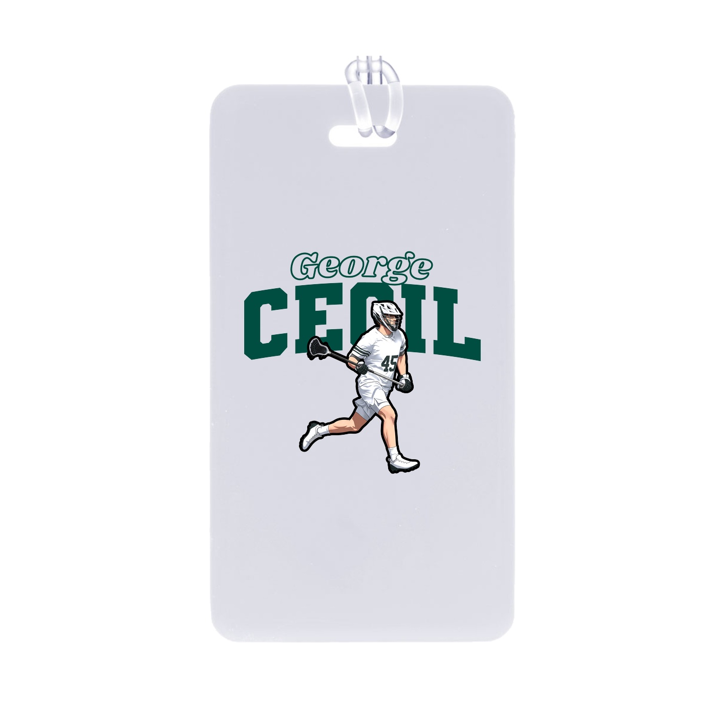 Bag Tag — Name Arch in Classic