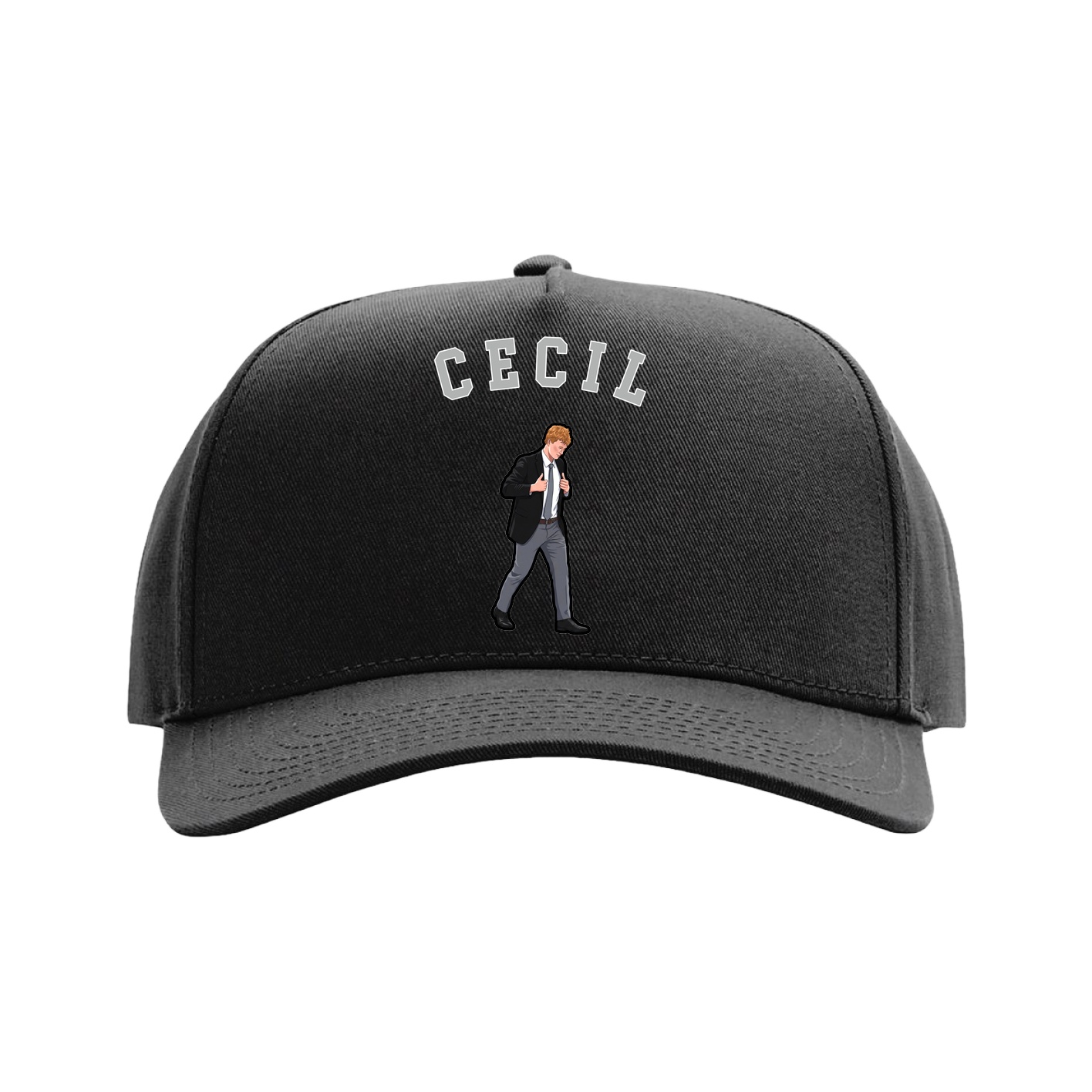 Full Fabric Five-Panel Champ Cap