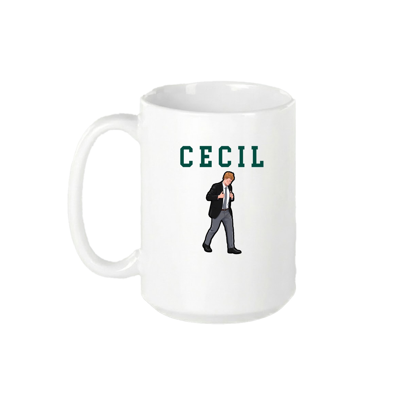 15oz Coffee Mug — Shirsey in White