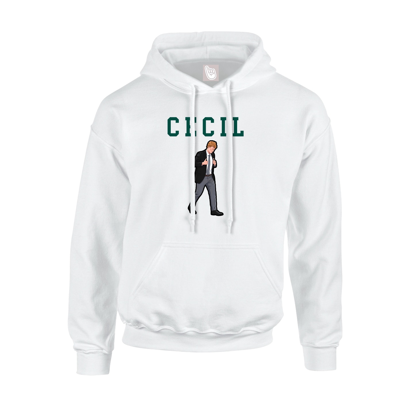 Hoodie — Shirsey in White