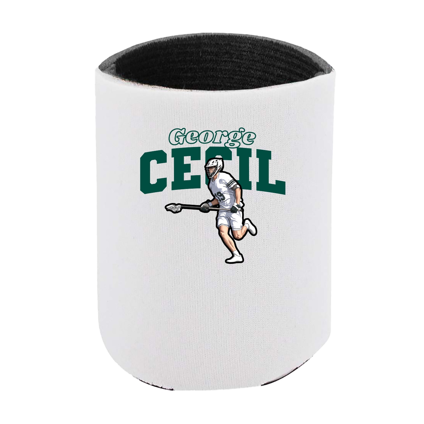 Can Holder — Name Arch in White