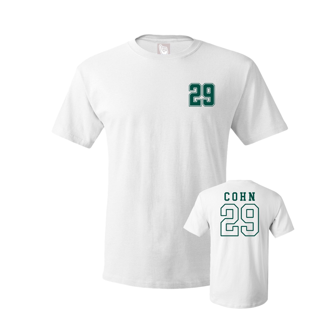 Youth Tee — Chest Back in White
